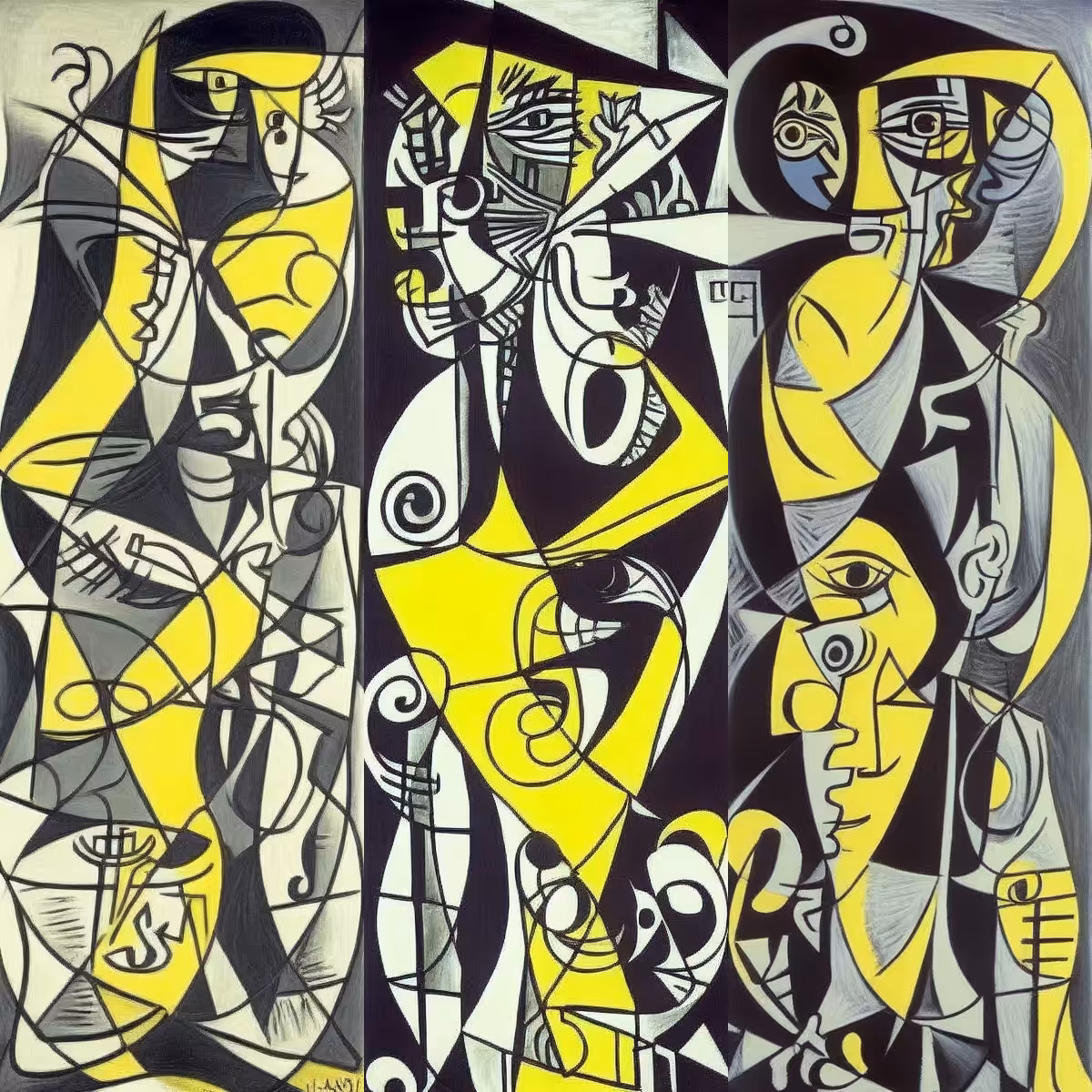Cubism Dragons #7