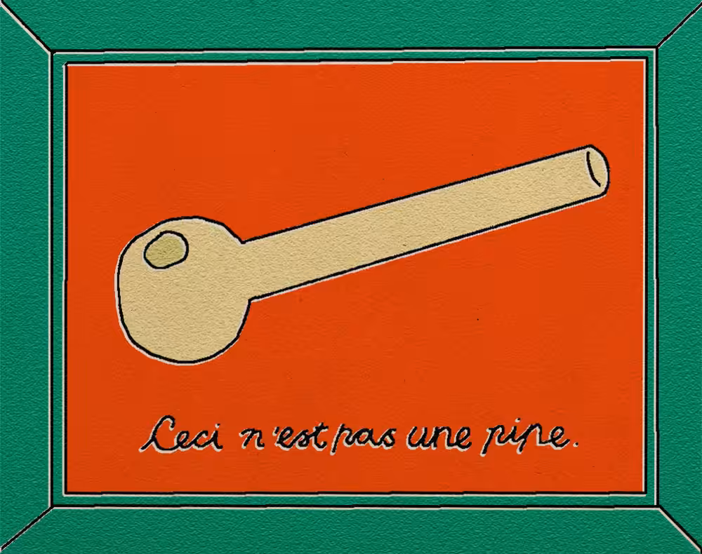THIS IS NOT A PIPE (AFTER MAGRITTE)