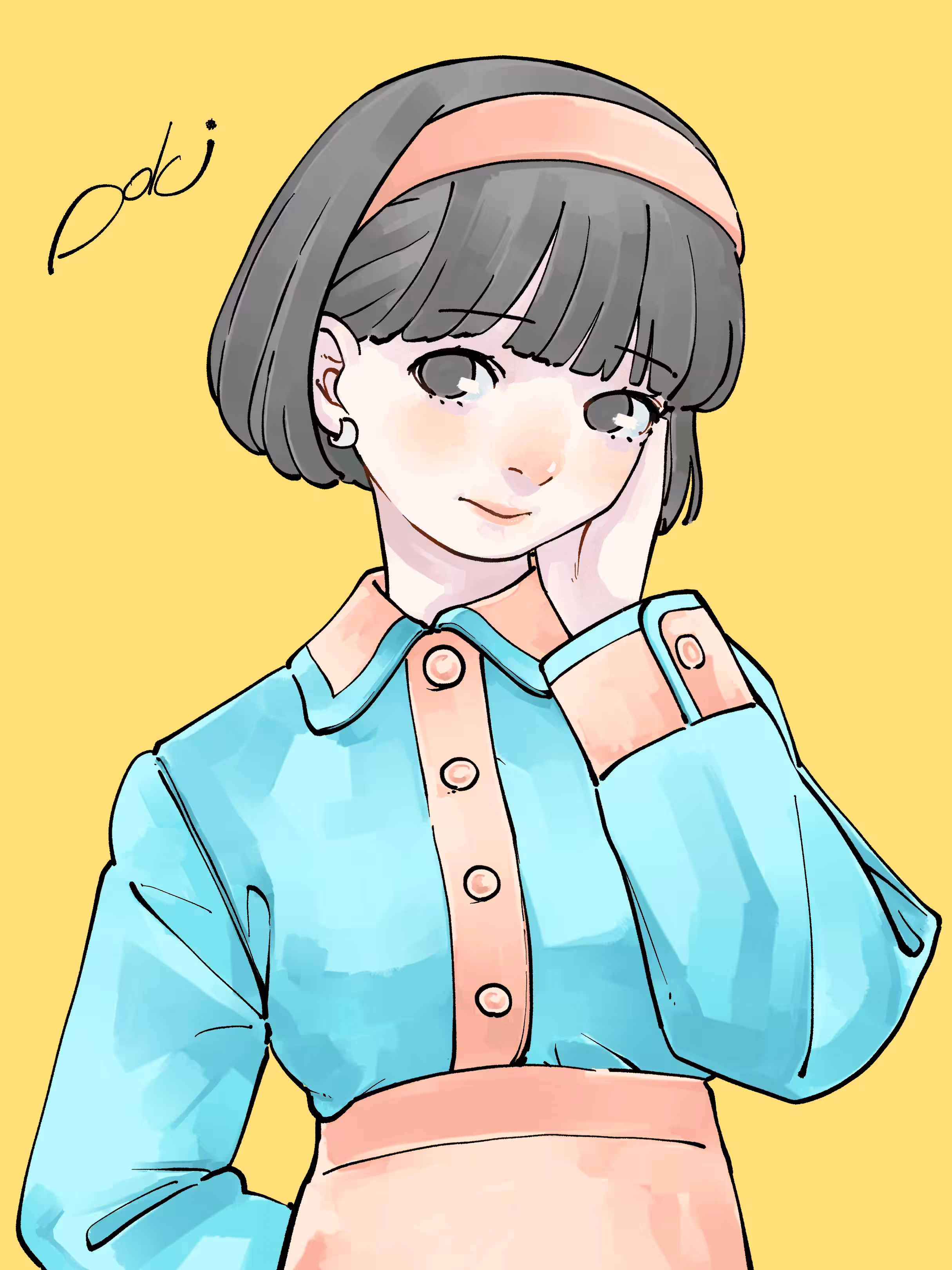 A girl　
