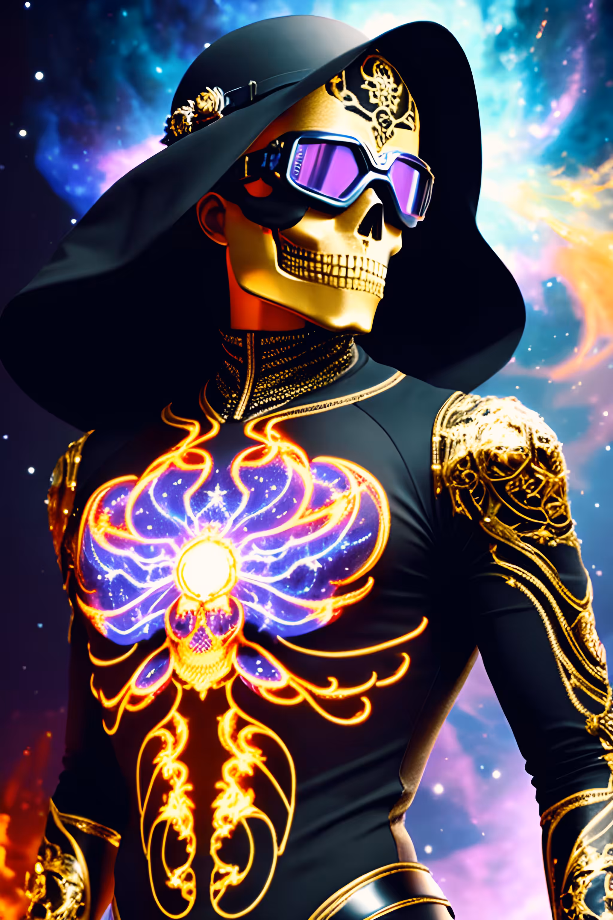 "Skull Symphony #33" 🕯️🌹💎