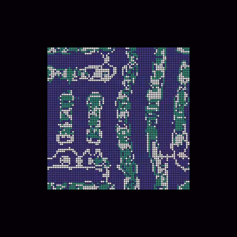 fractal memory cellular automata - FMCA #4