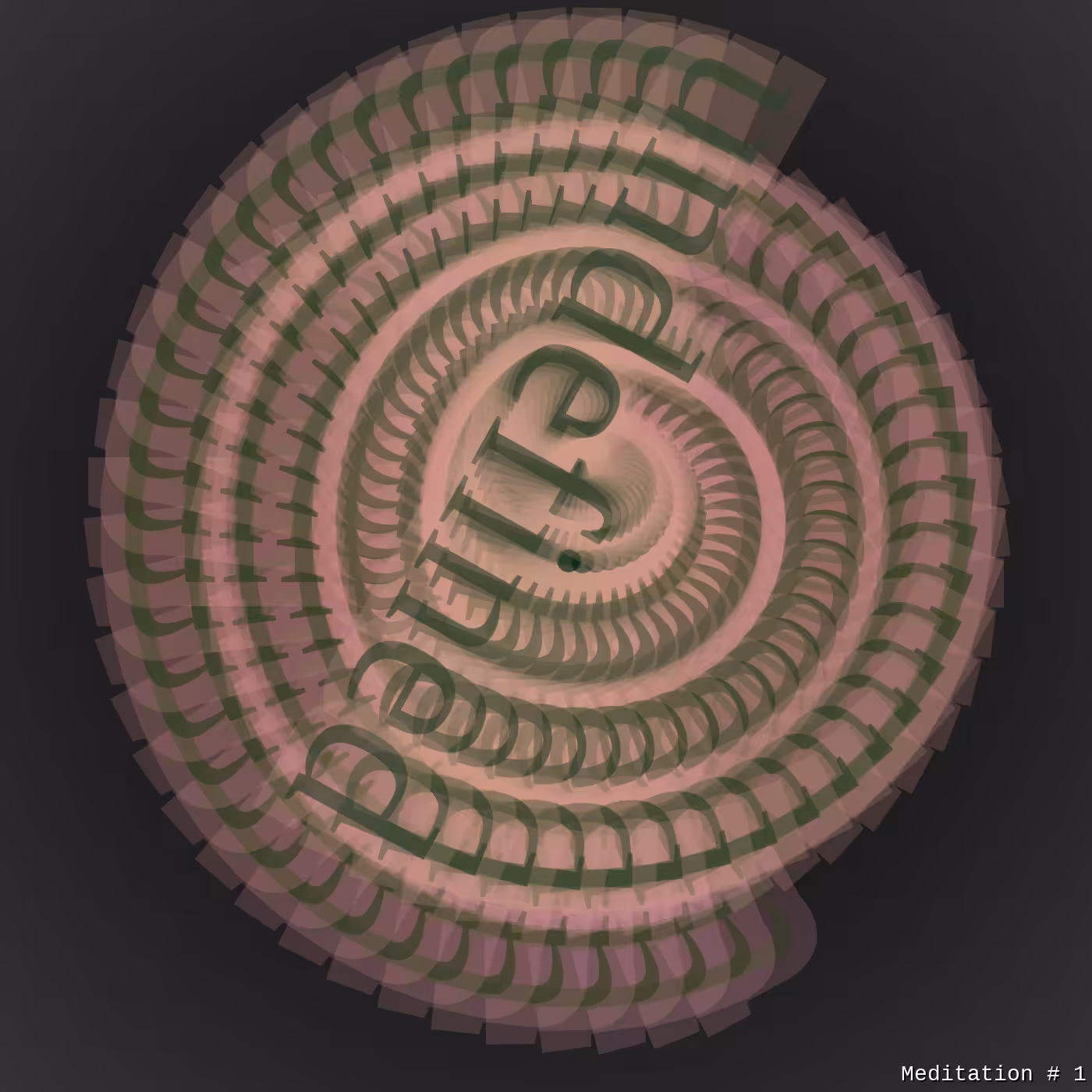Dextrorotatory  Meditation on Undefined #1