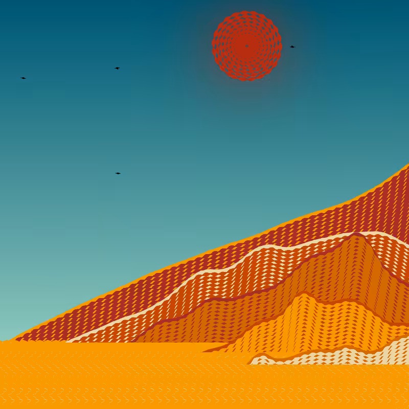 Painted Mountain Sunset #16