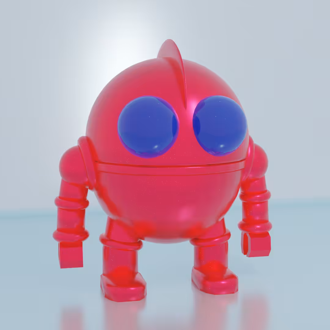 Lil Robos (Hot Pink Glitter)