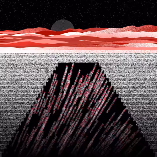Generated Glitch Landscape #366