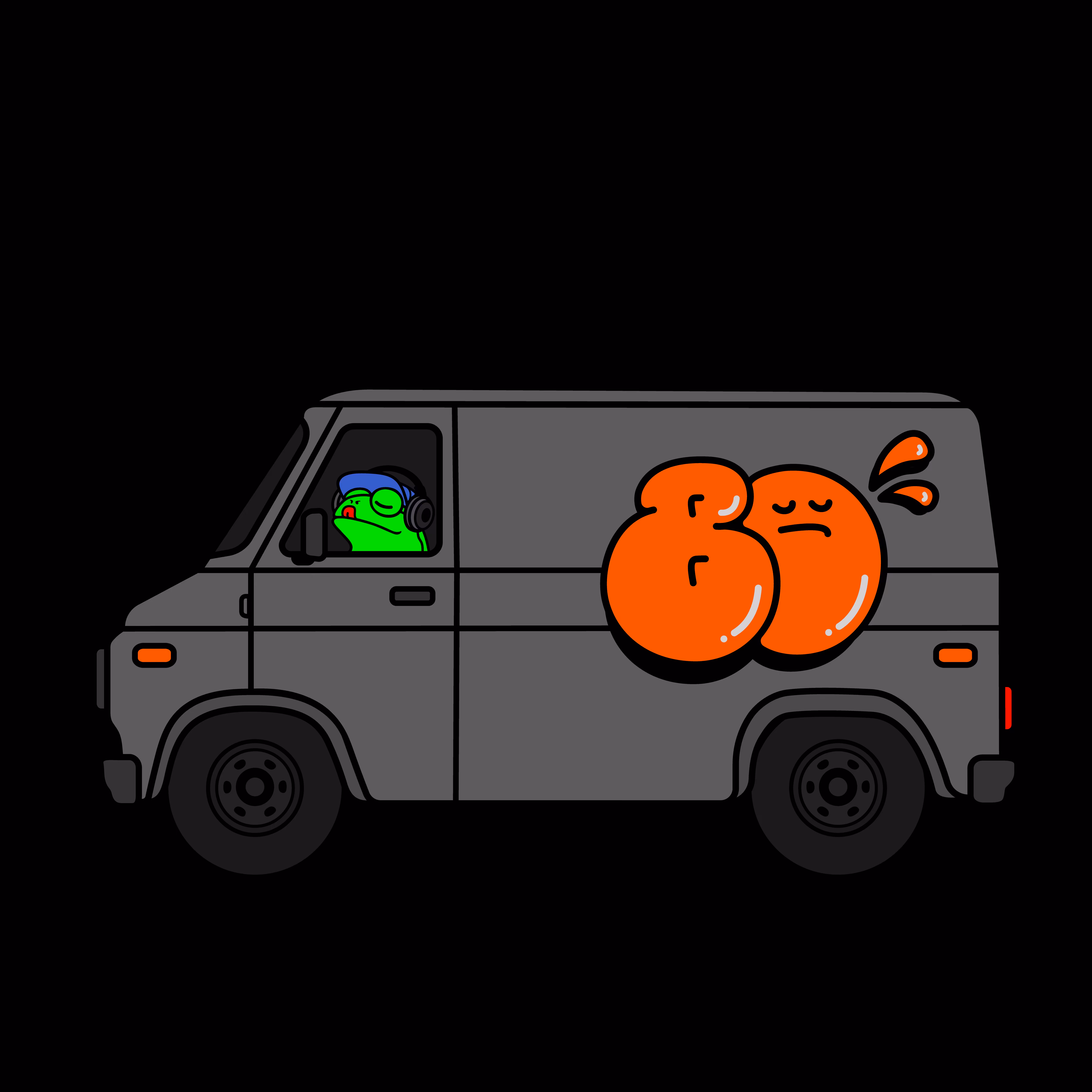 Lazy Frogs On The Road #087