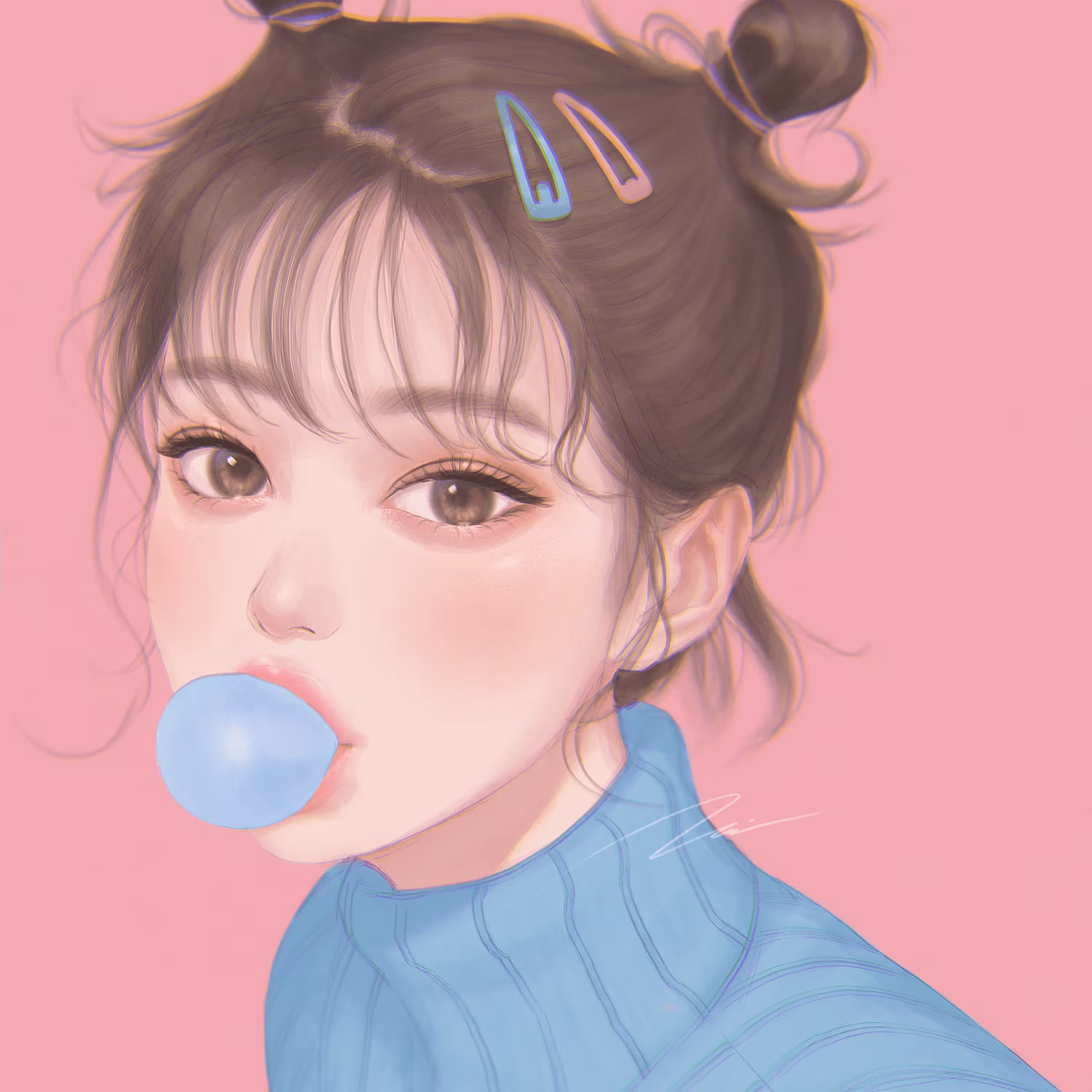 BLUE Bubblegum