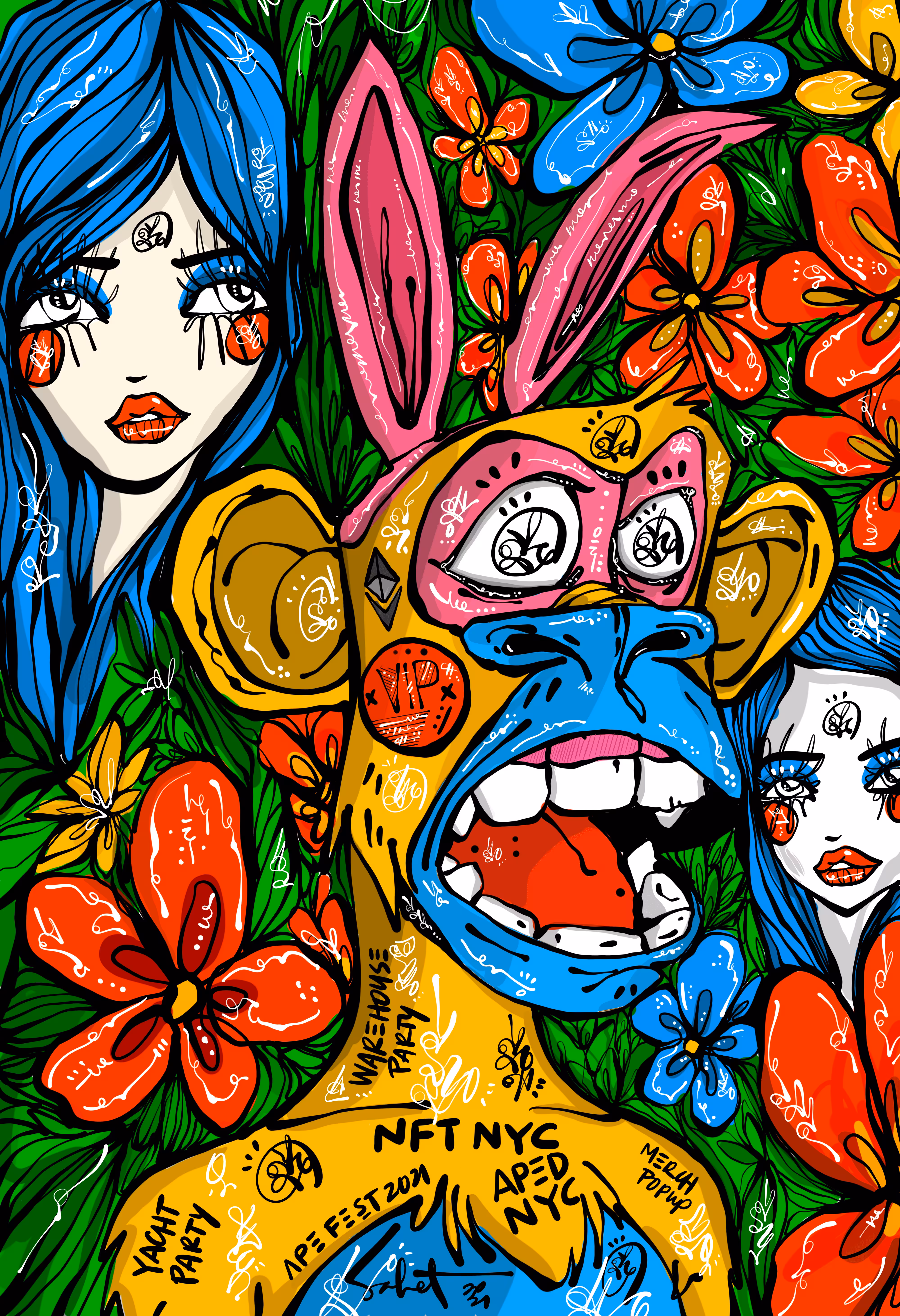 NYC PARTY APE 2021 SABET X BAYC "APE FEST SPECIAL"