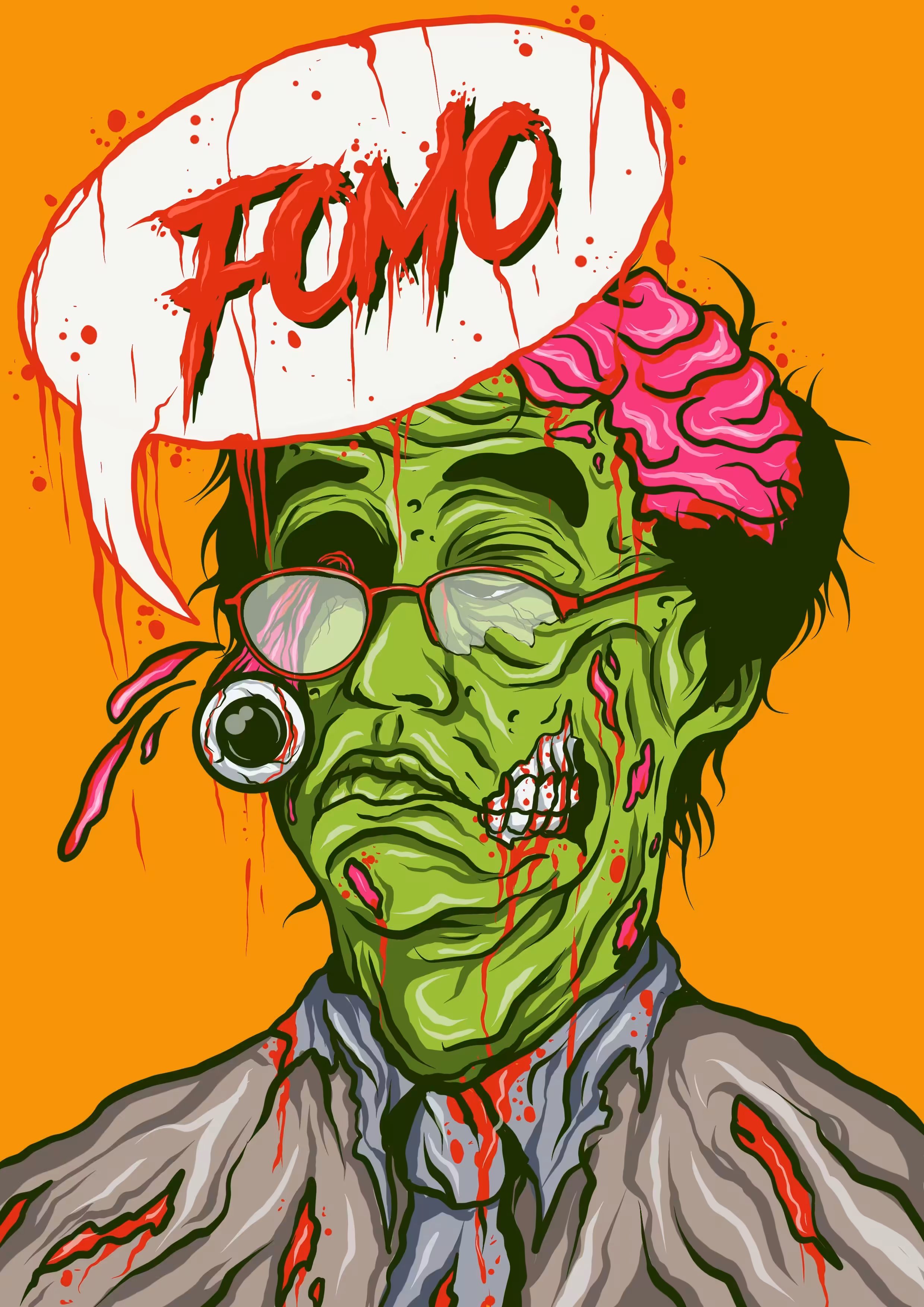 Satoshi Naughty Zombie #007