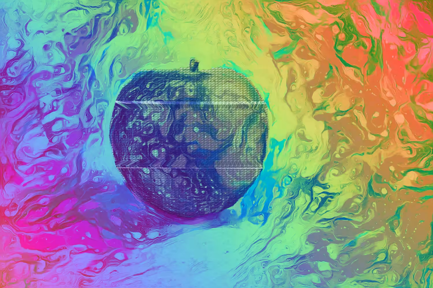Glitchy Apple