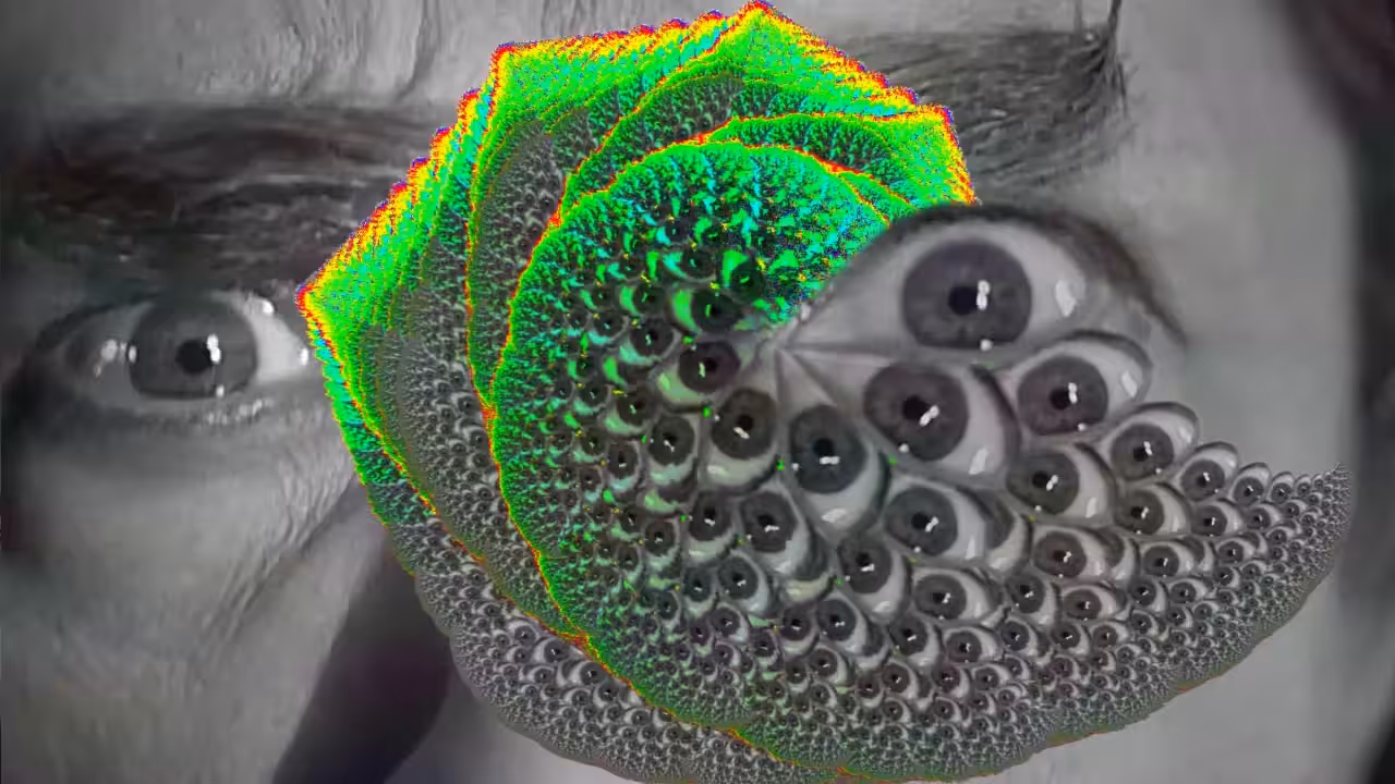 Lugosi's Eyes in Glitch