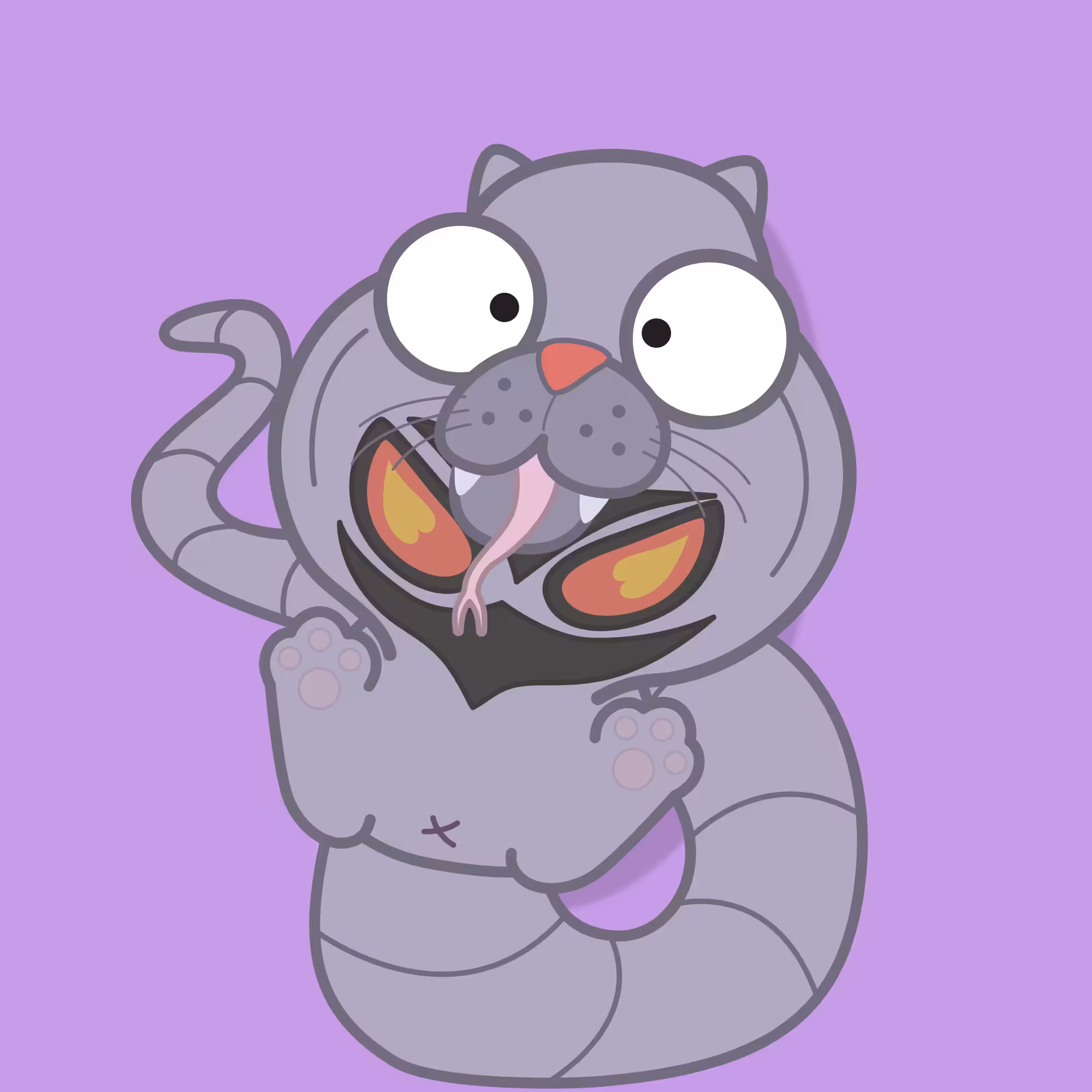 P024 --- Laying Derp Catbok ---