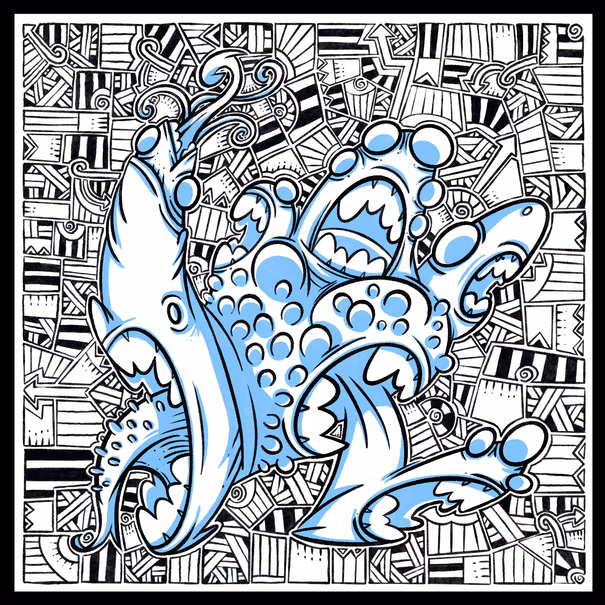 Creature 075 Lineart