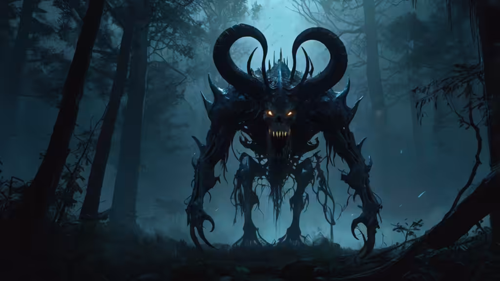 Dark fantasy creature