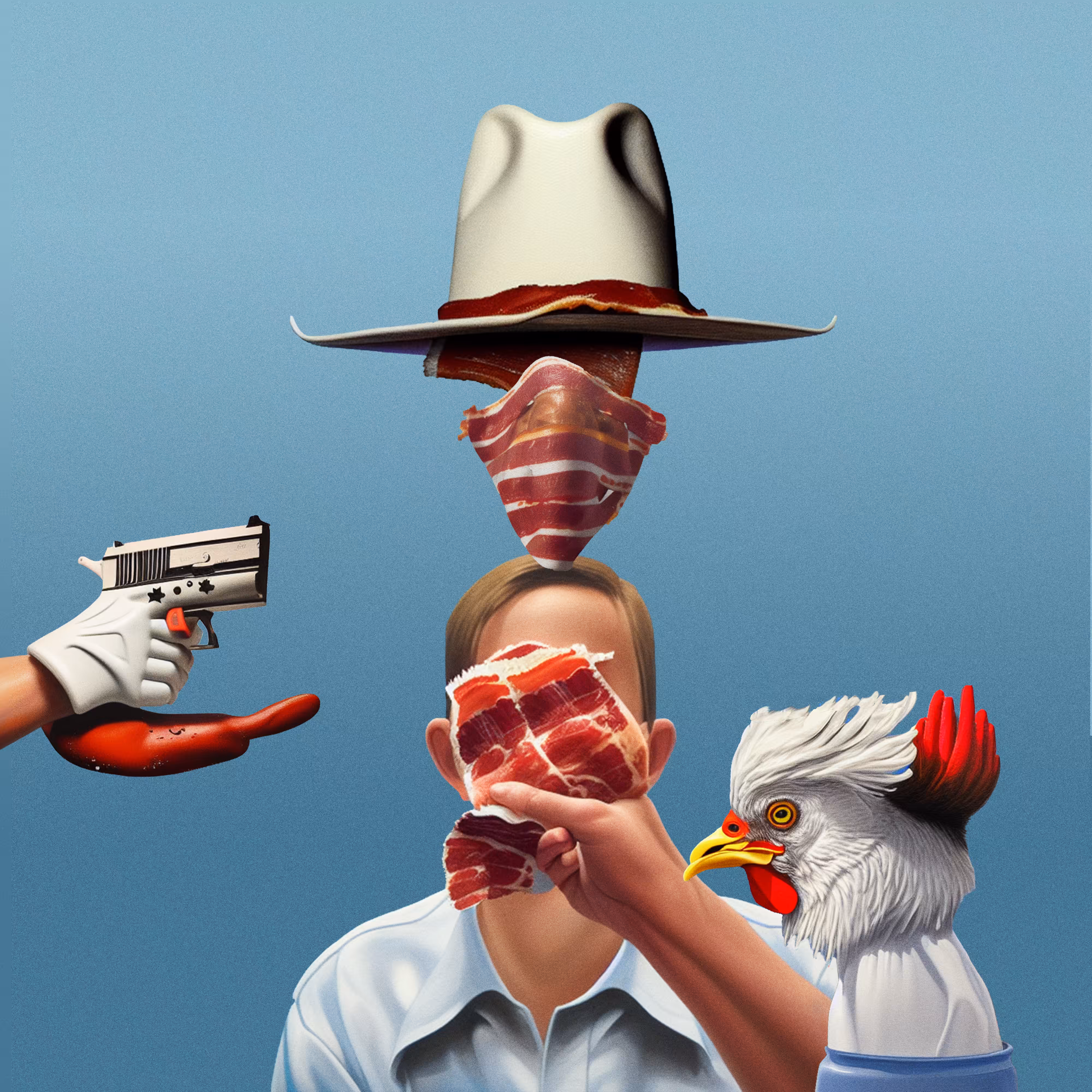 The cock, the bacon and the ugly