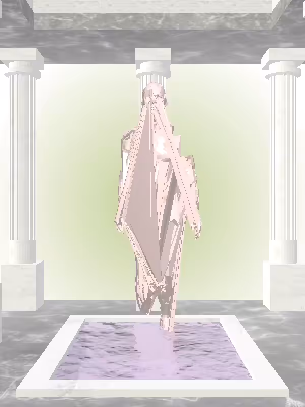 HeavenComputer: The Fragmented Receding Peach Blossom Man #2436