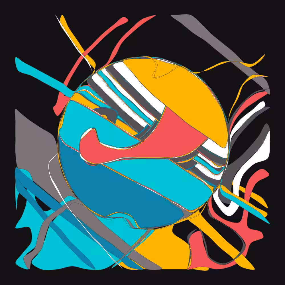 Geometric colorful shapes 3 #209
