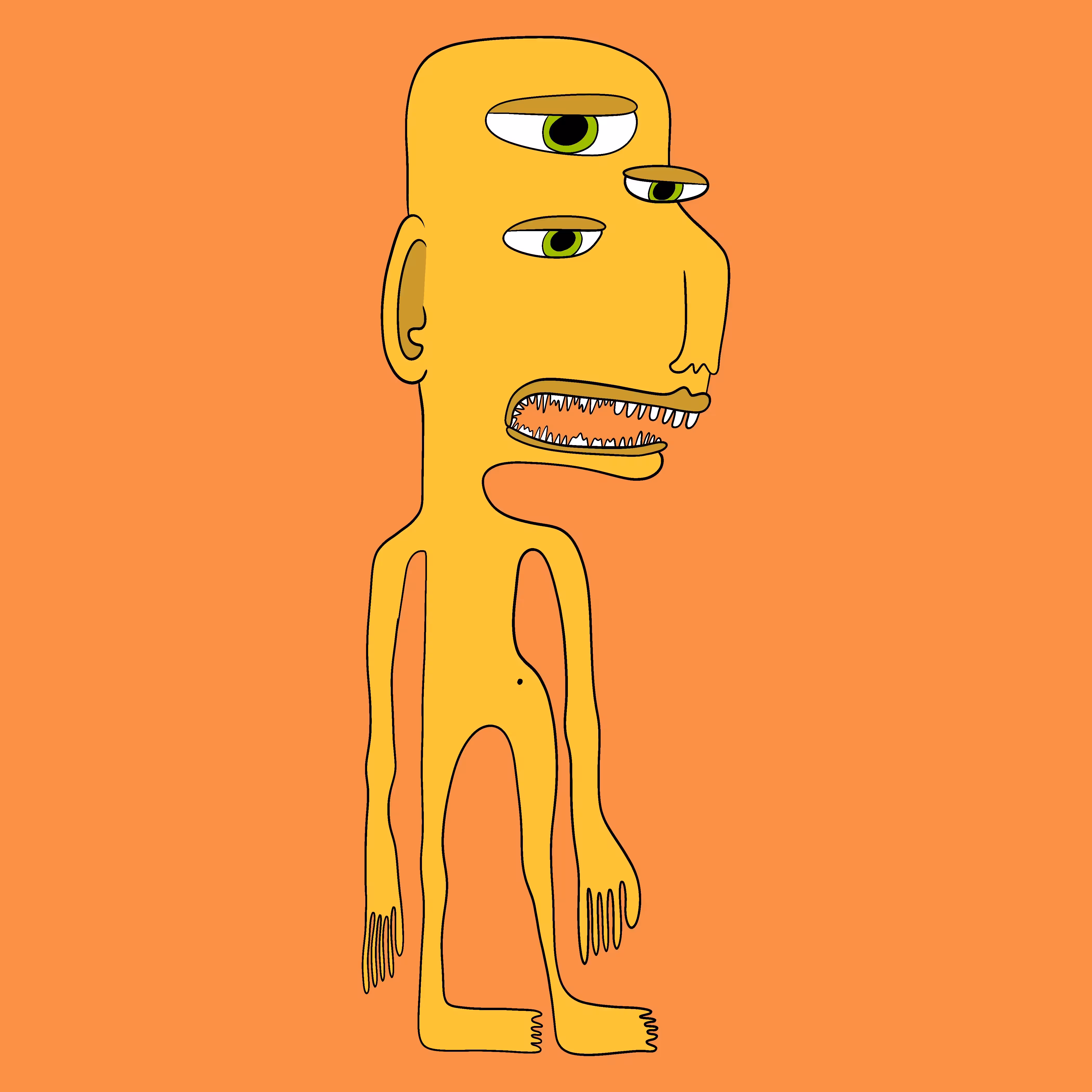 Edgar in orange