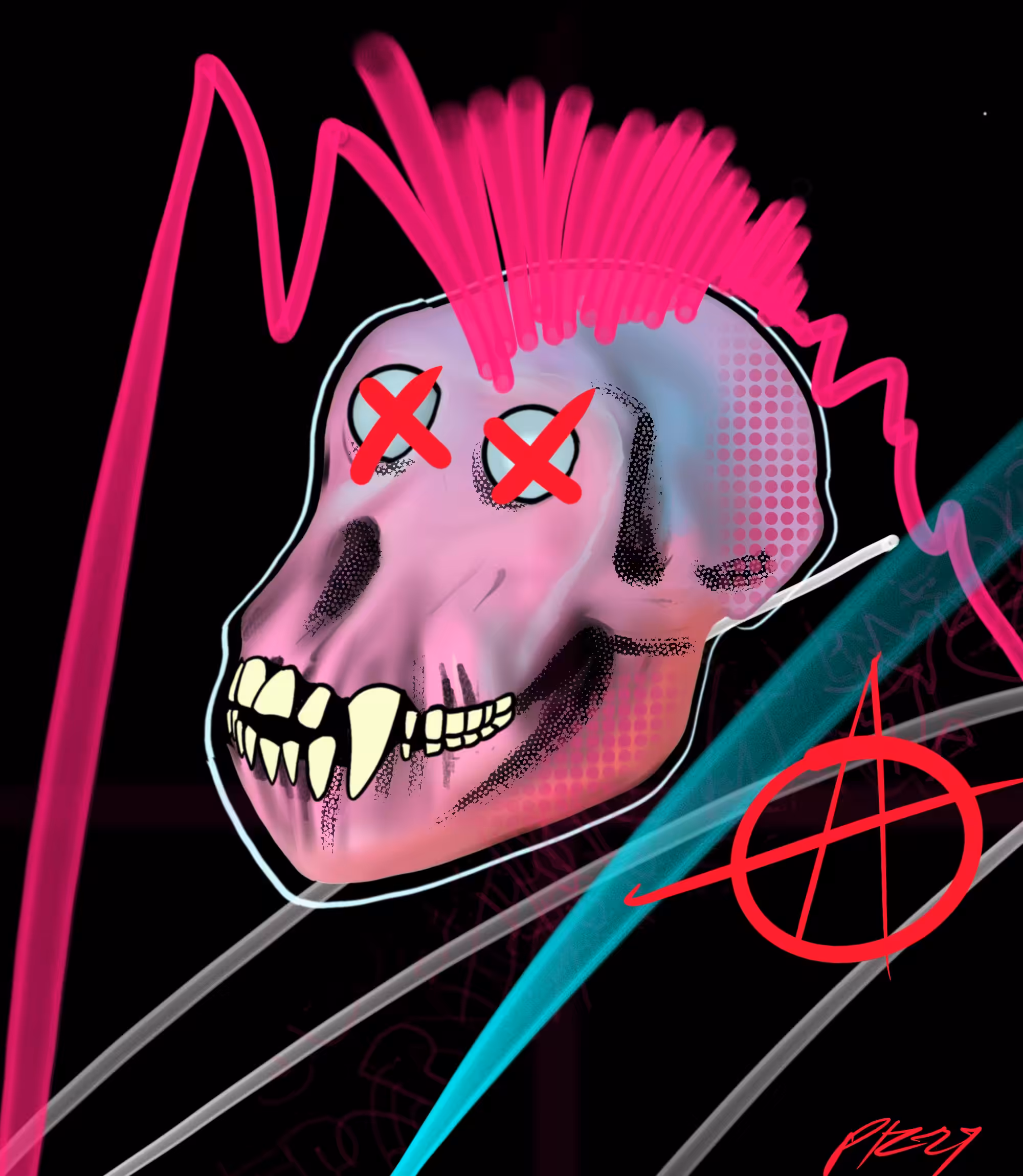 Ape skull #66