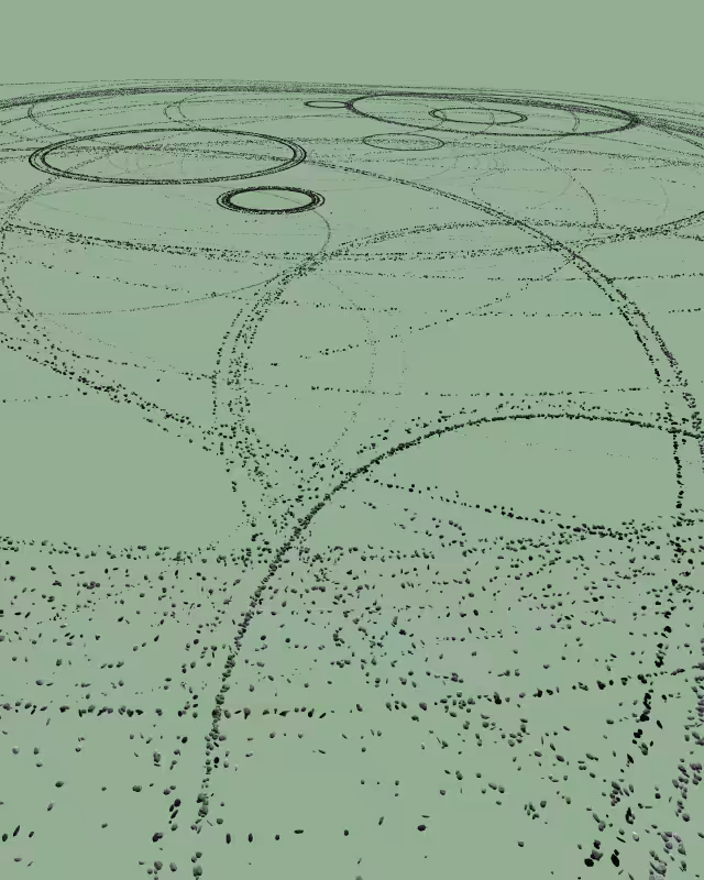 circle drops - 'the passenger' sketches #109