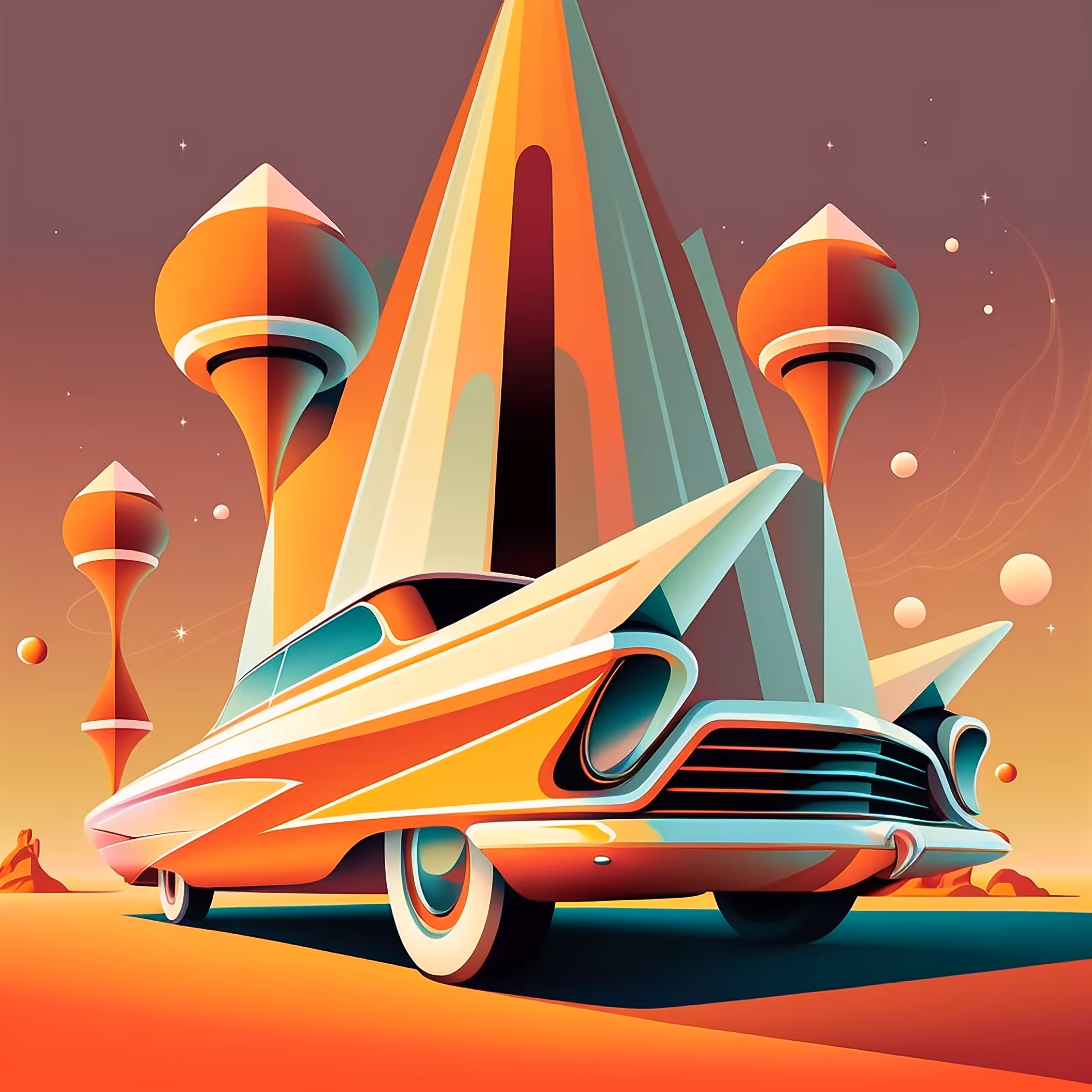 Space-age Retro Streets of Tomorrow
