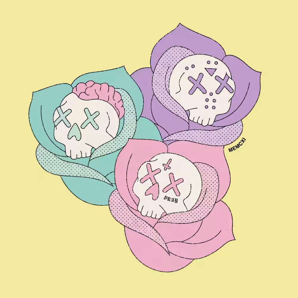 3 DEAD ROSES