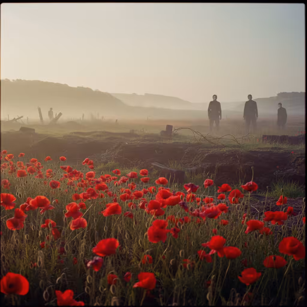 Red Poppies Of November 