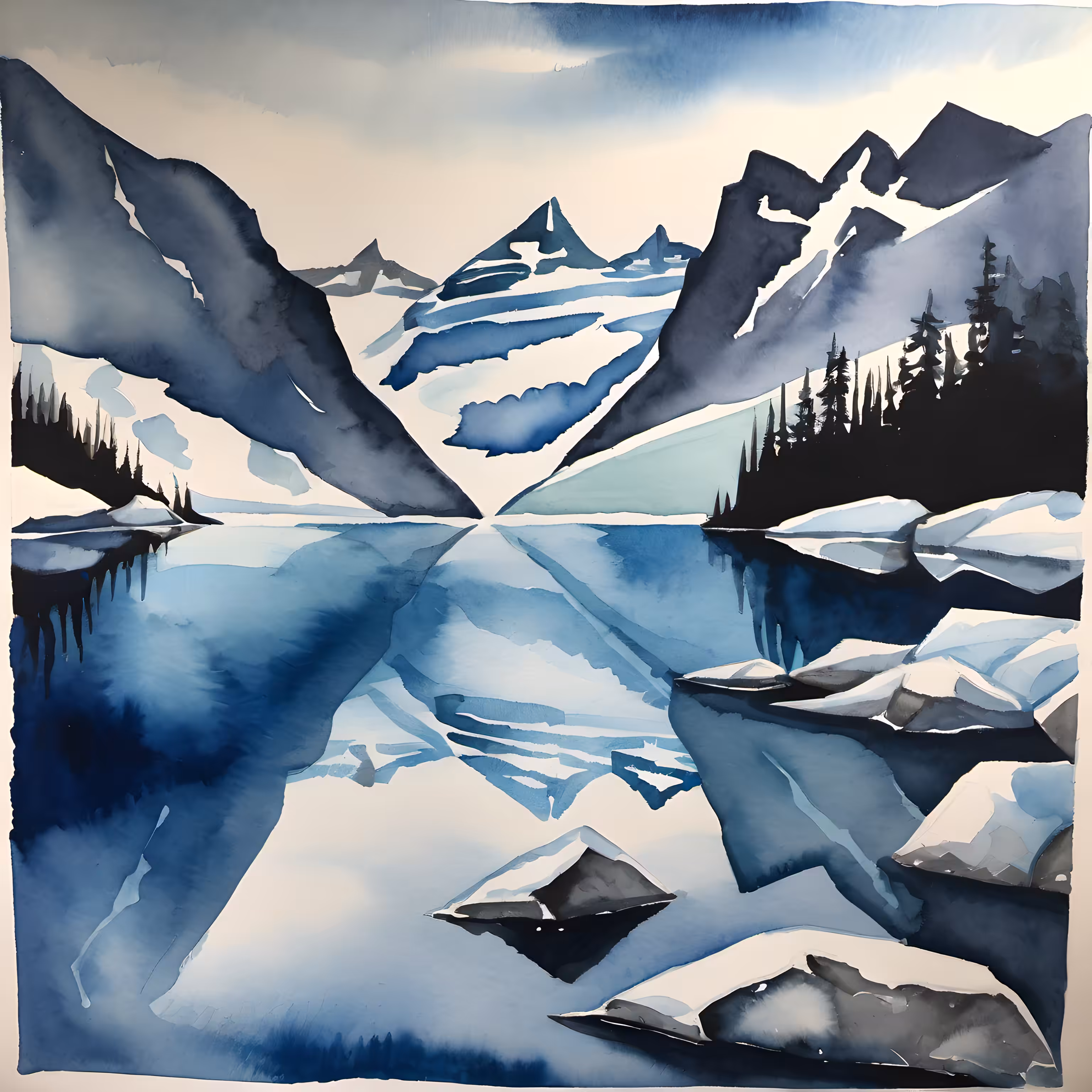 Glacial Lakes #54