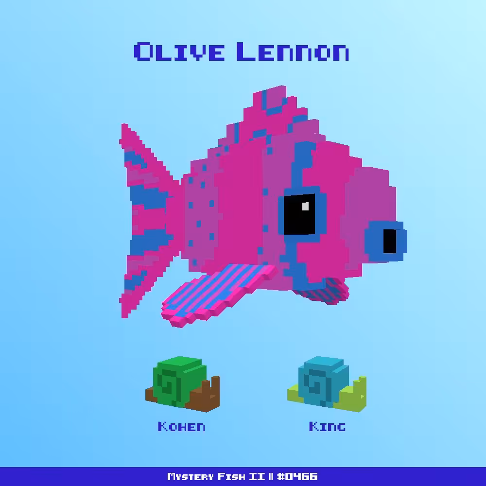 Olive Lennon :: Mystery Fish 0466/1000 