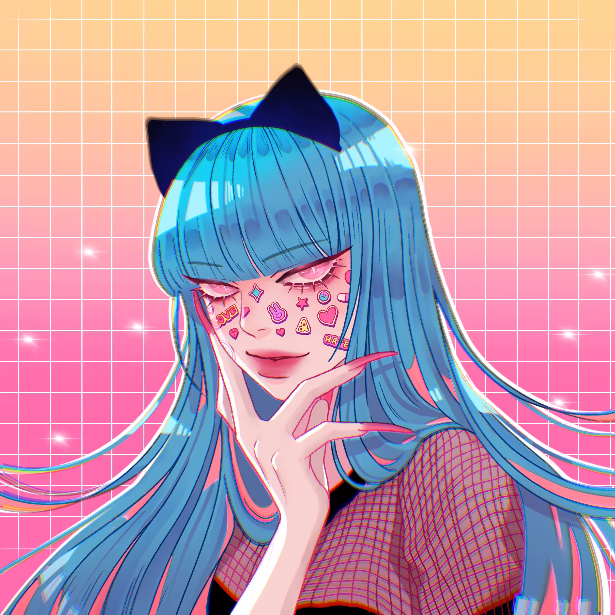Long Nails Girls #001