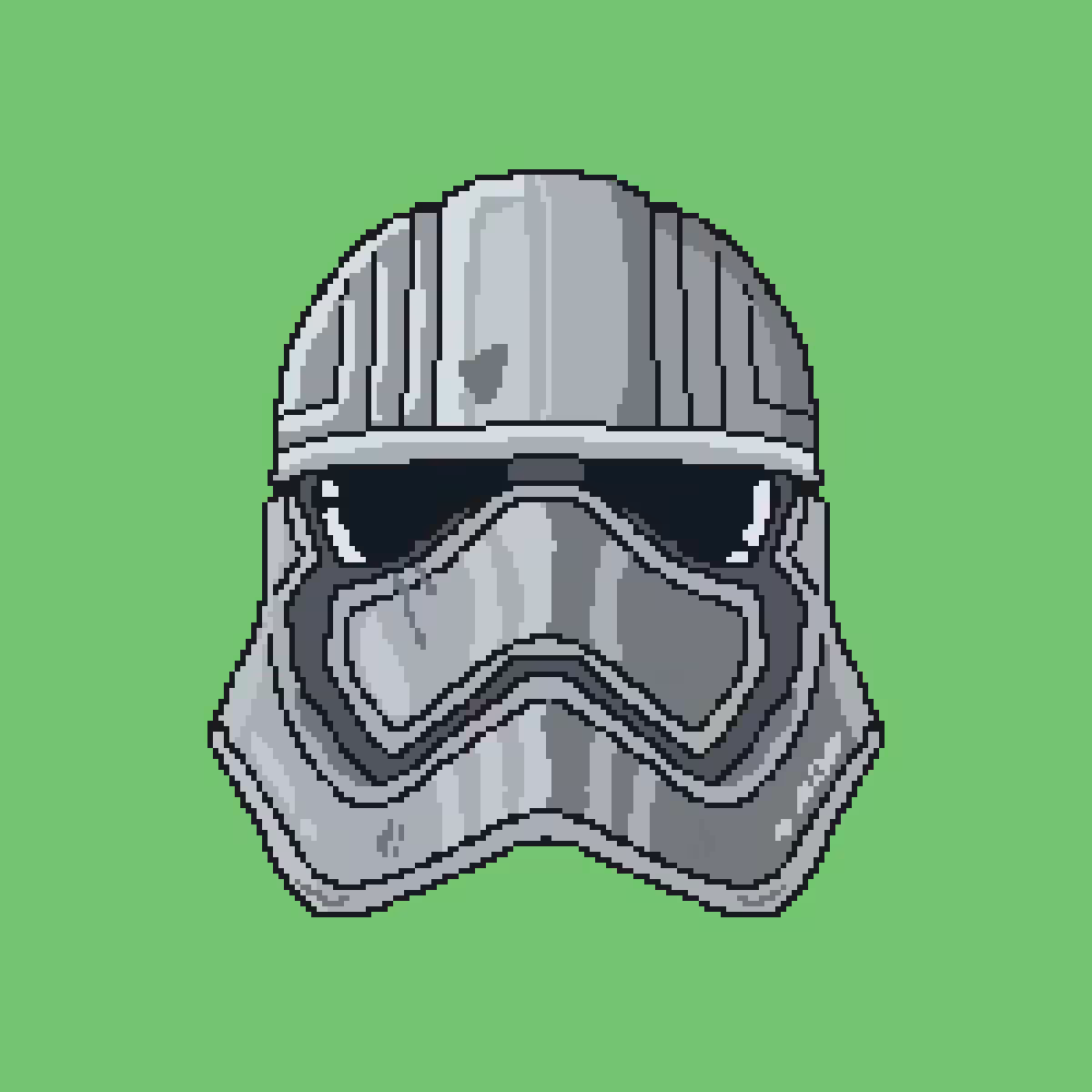 SW Helmet Collection: #5 Trooper Silver - SW Helmet Collection