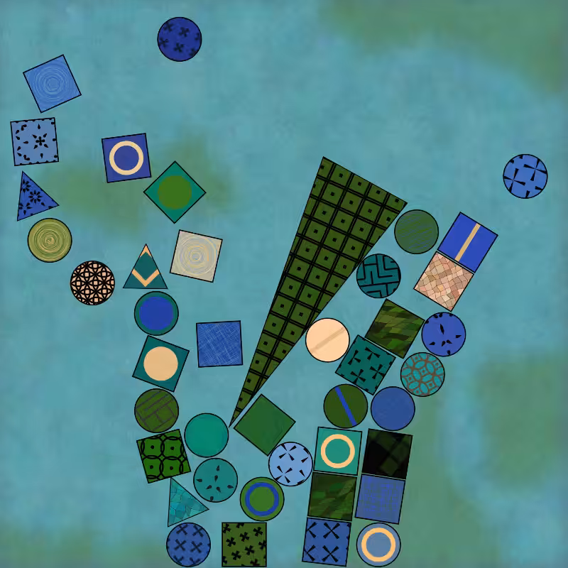 Collisions: Art plus Physics #21