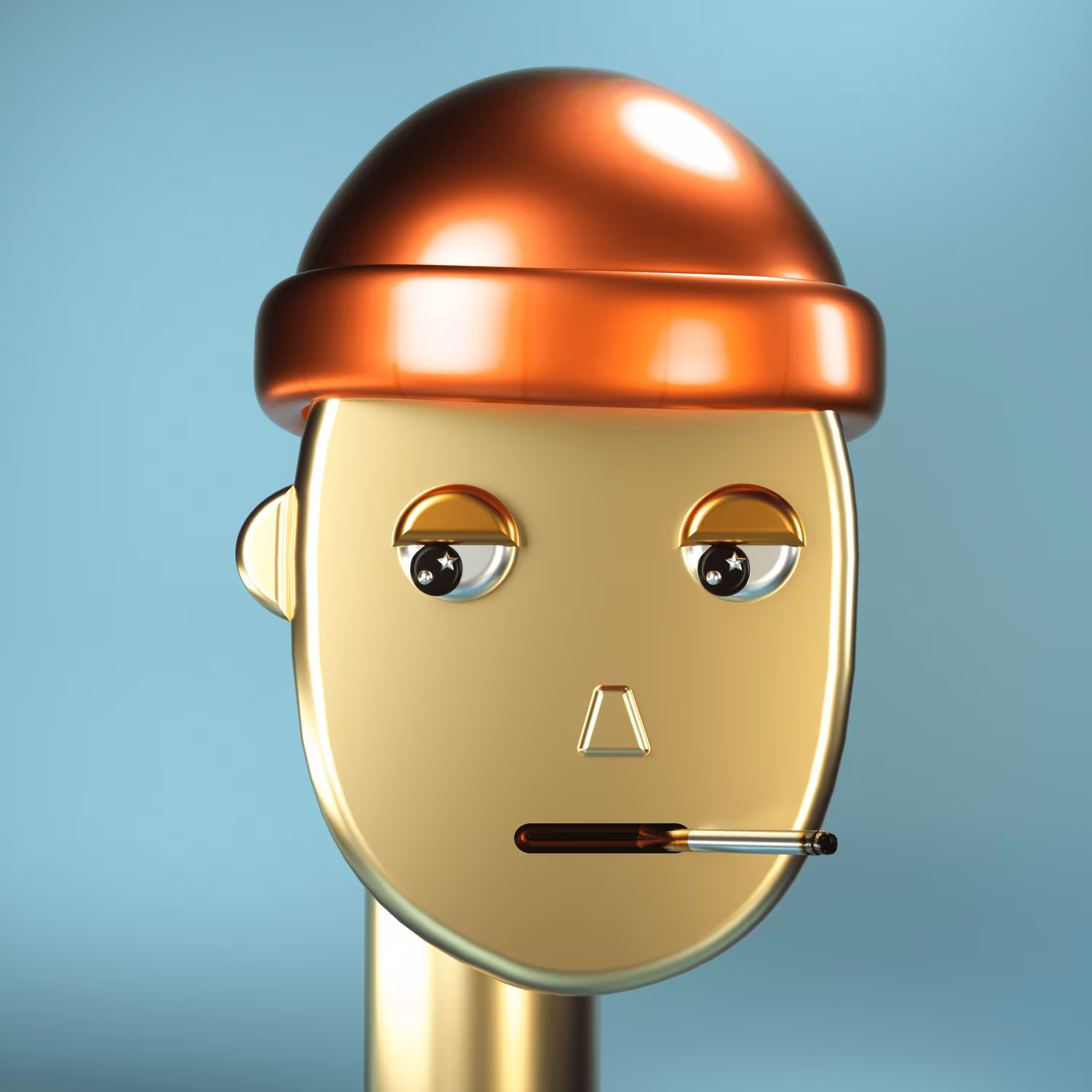 3D Chrome Punk #0257
