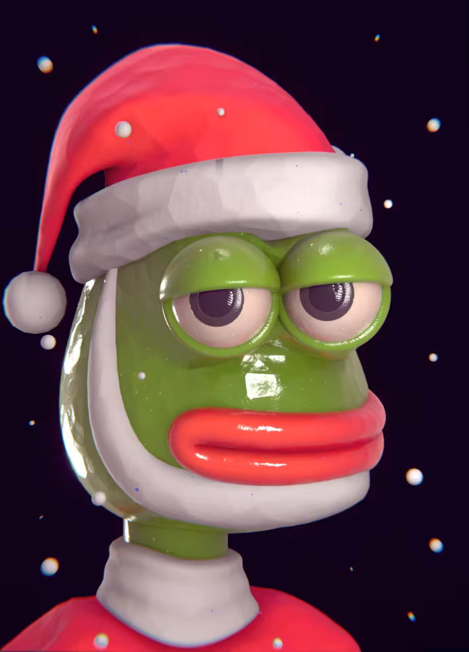 Crypto dude #014 - Santa Pepe