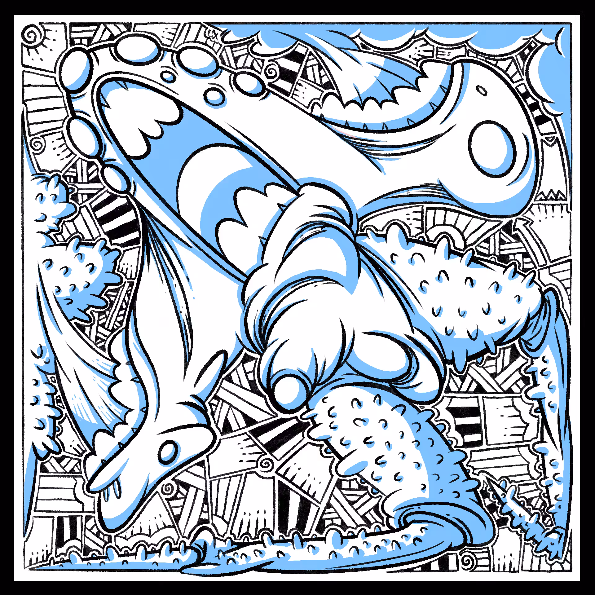 Creature 056 Lineart