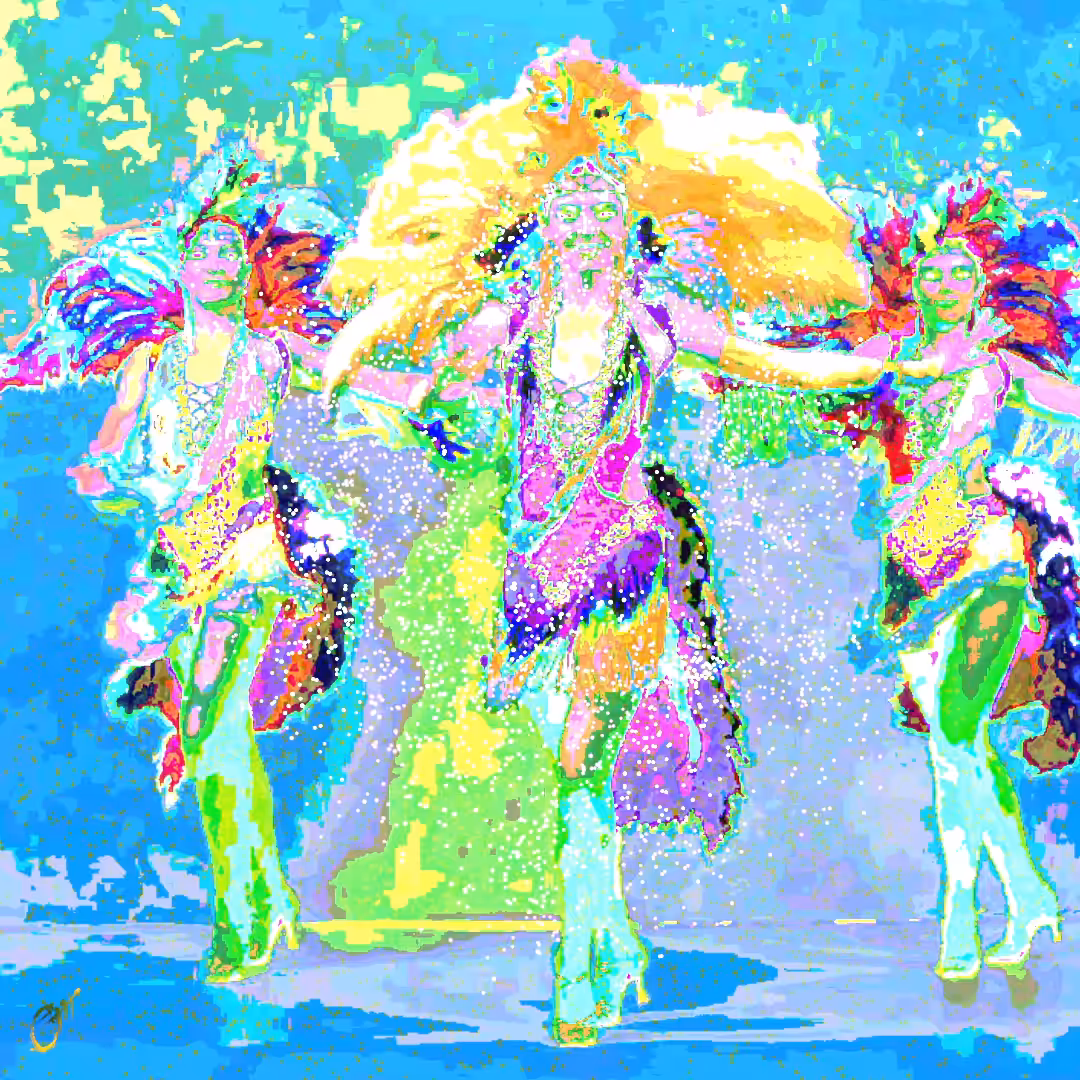 Happy dancers