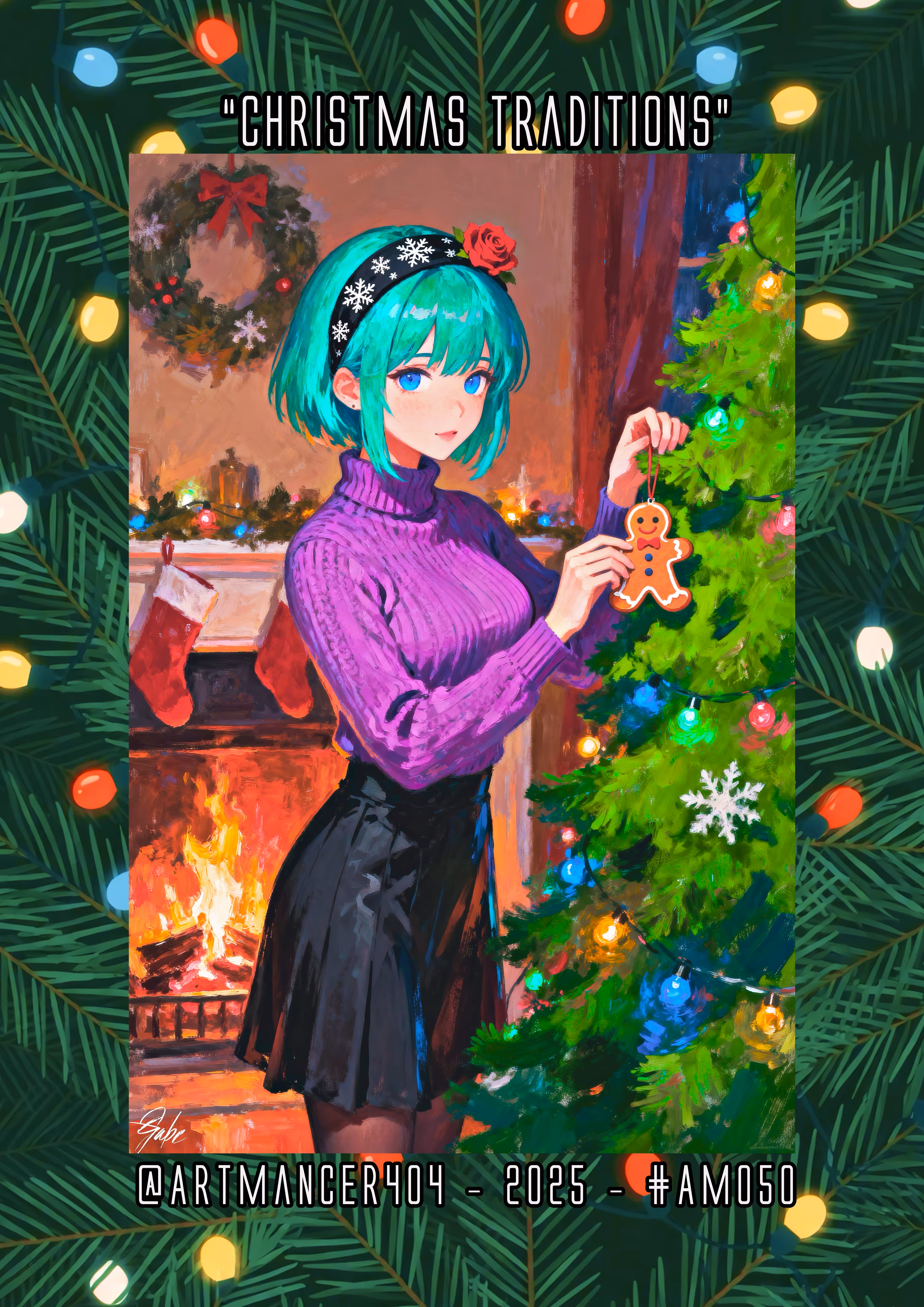 GlitchGang Art Masters: Christmas Traditions by Artmancer404