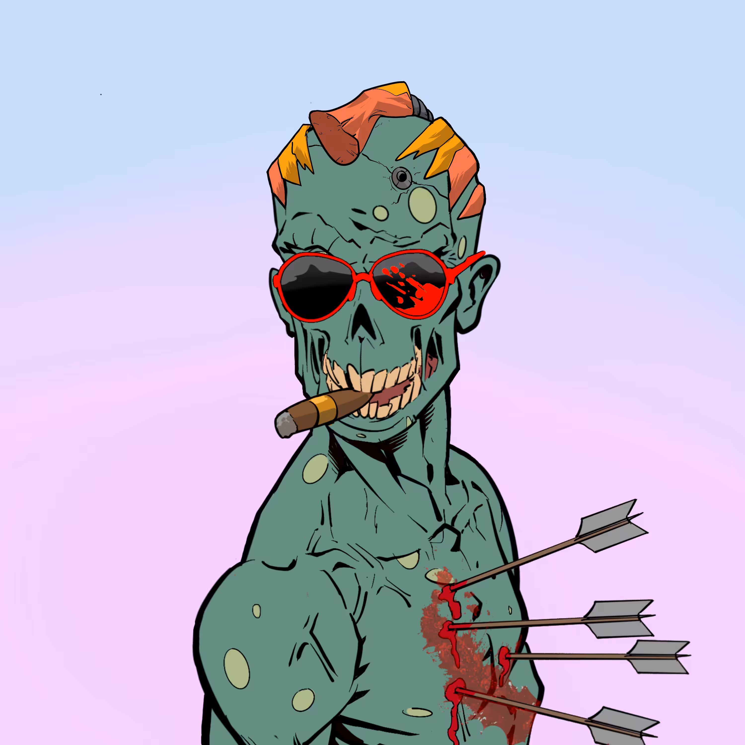 GlieseZombiesPFPs: GlieseZombiePFP #1668