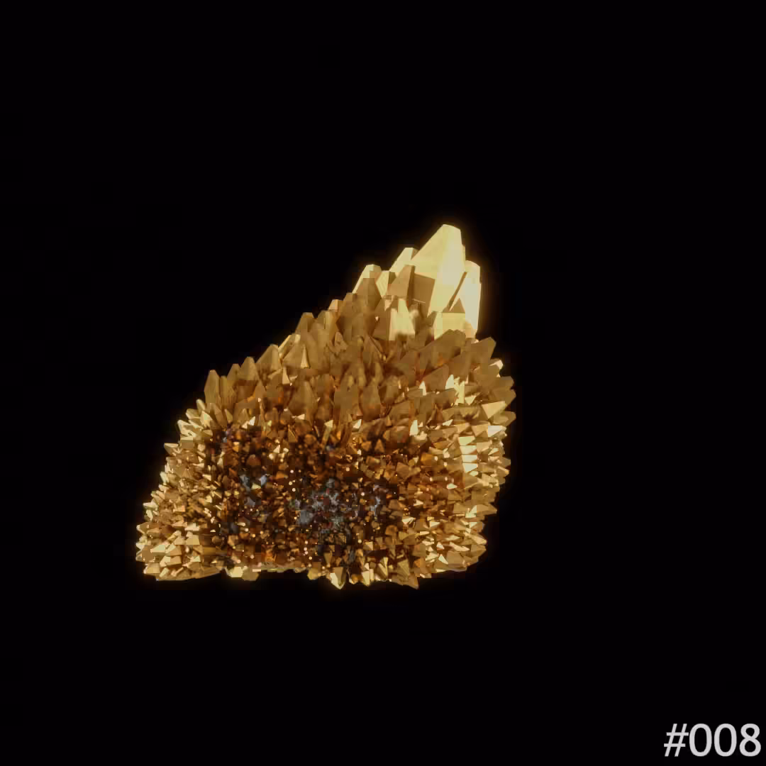Crypto Crystals #008 (Gold Edition)