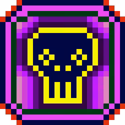 Skulls Pixels Coins #44