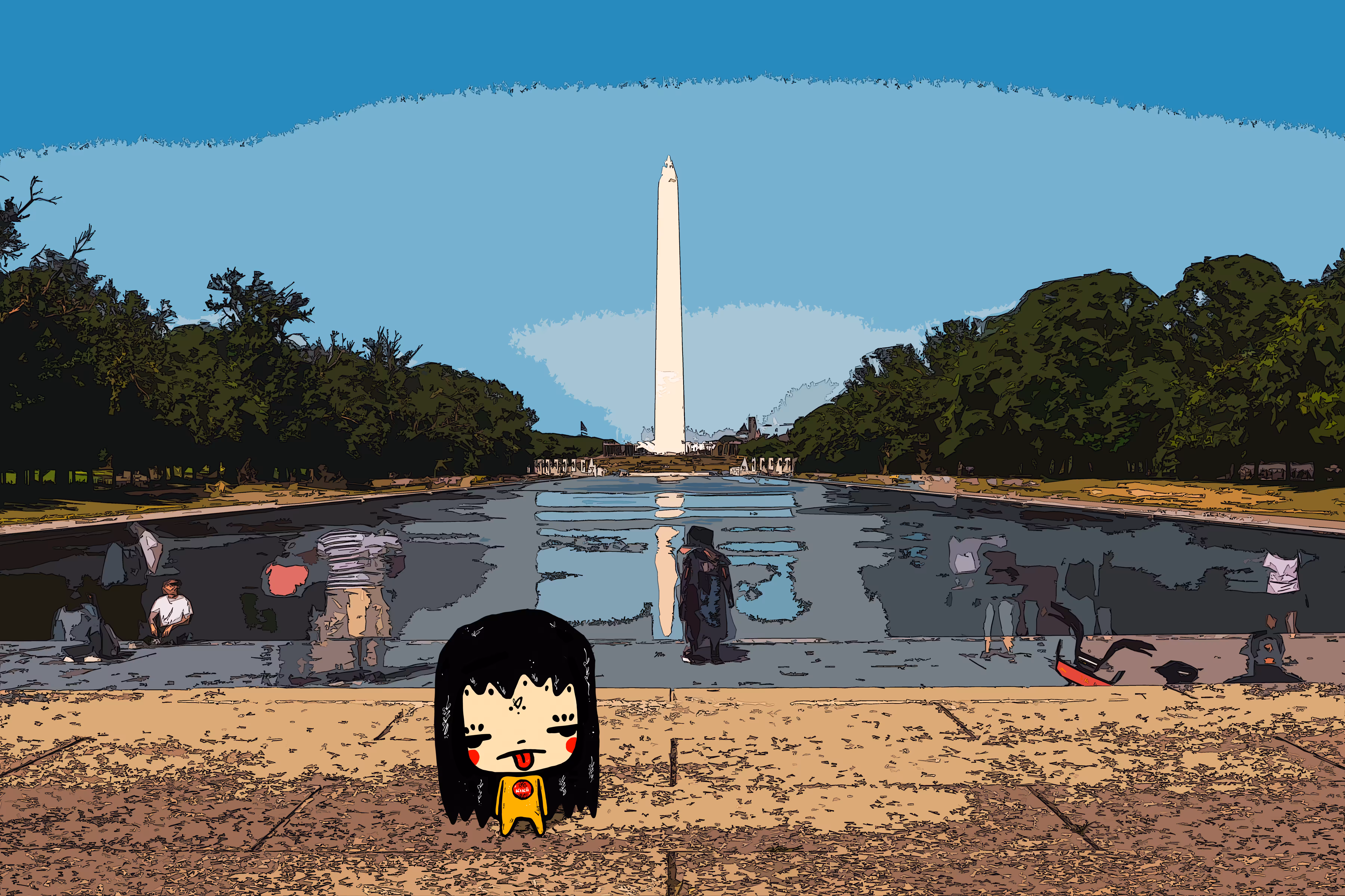 KIKU Visits DC II 2022 MARK MARROC X KIKU’S WORLD by SABET