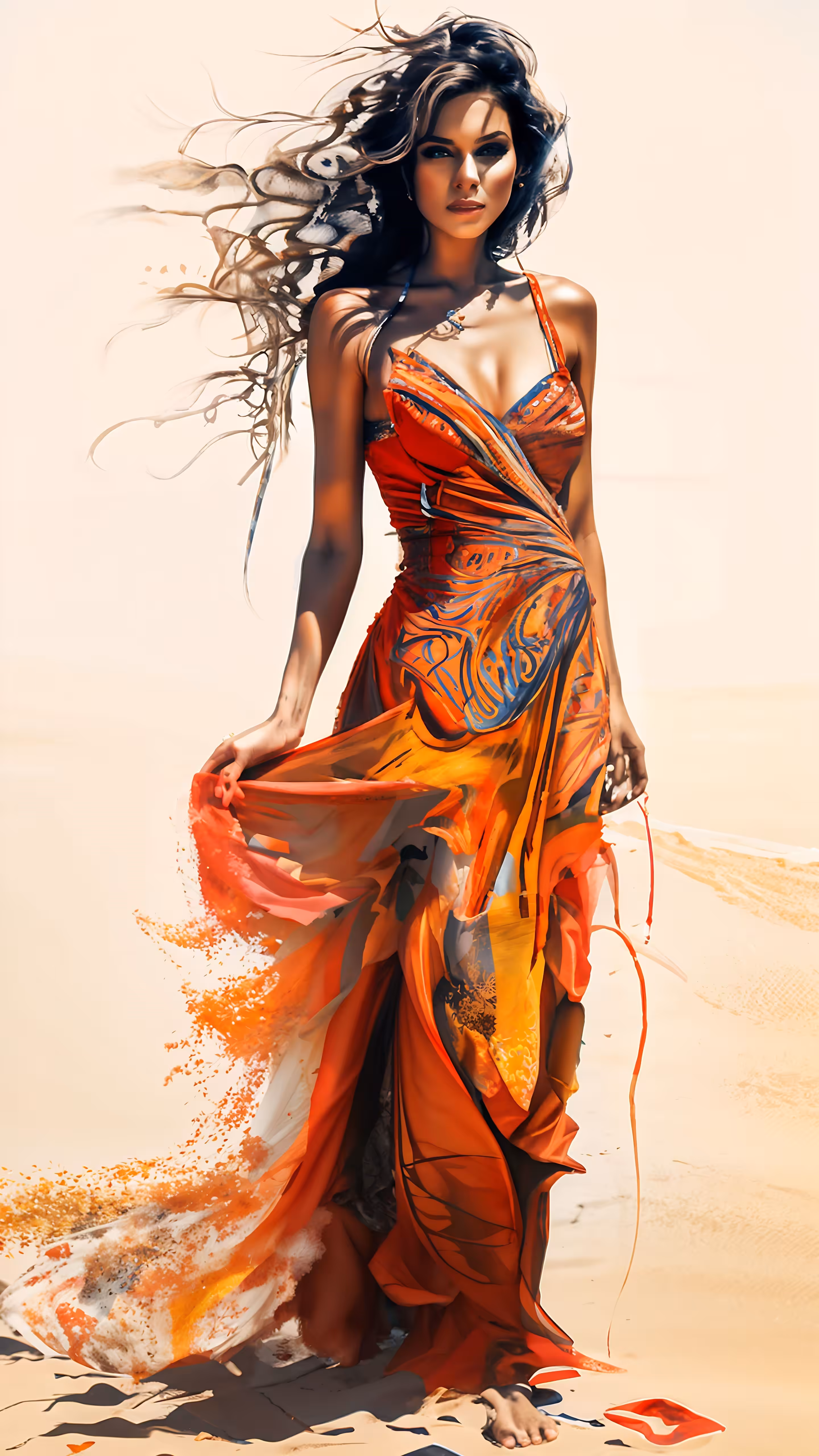 Sand Portrait
