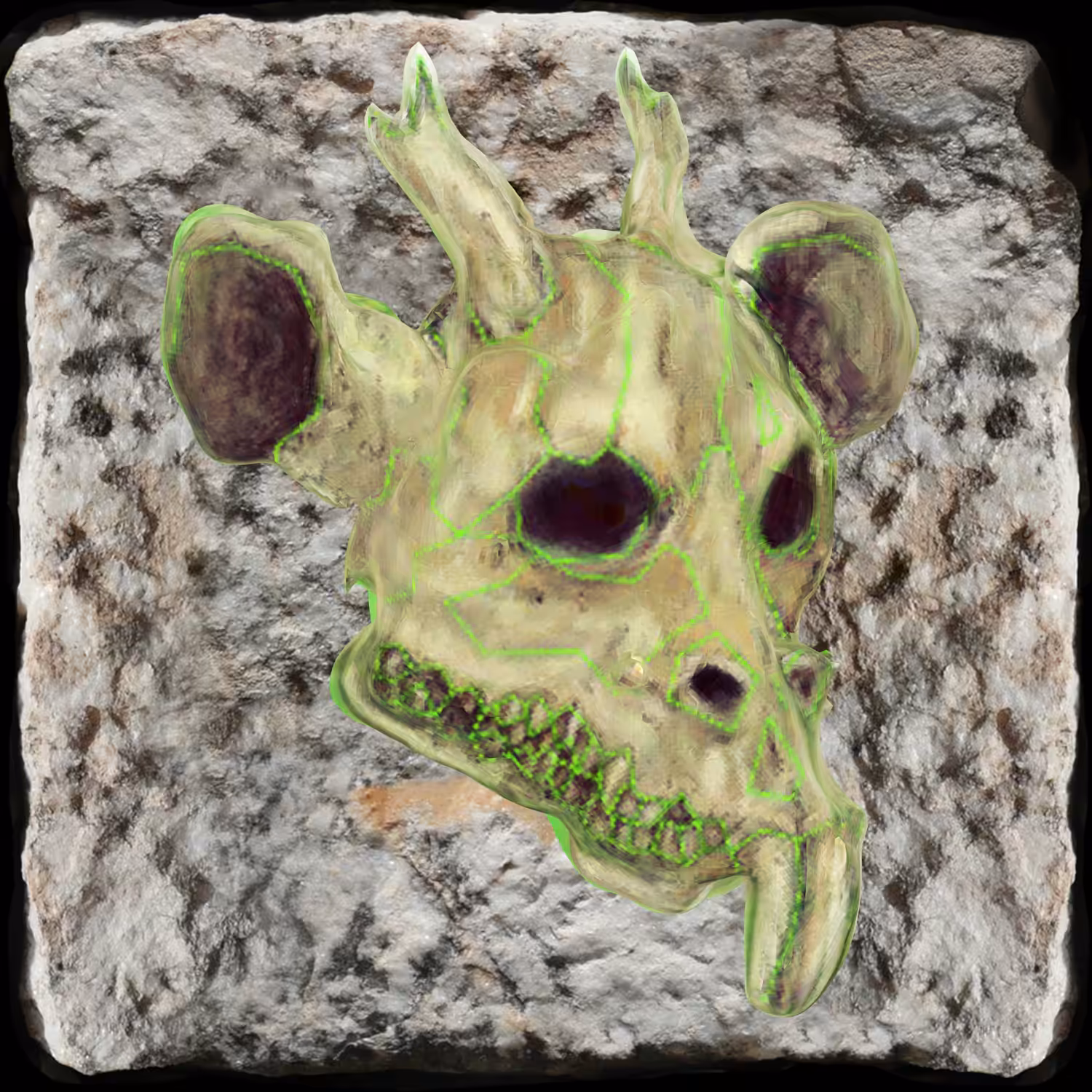 Just another skull in the wall