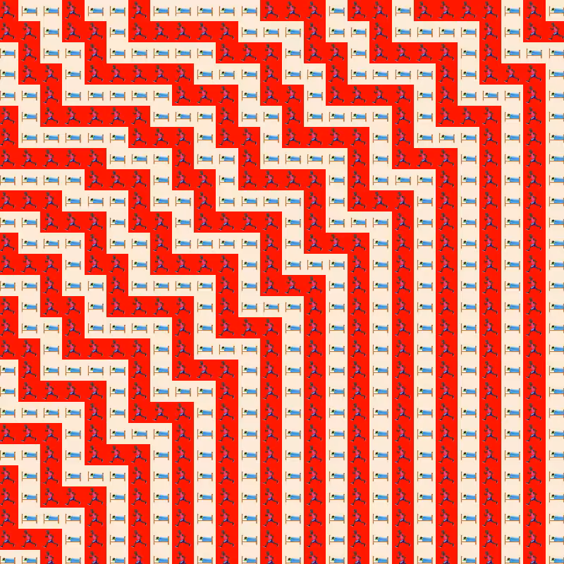 Elementary Cellular Emoji Automata #567