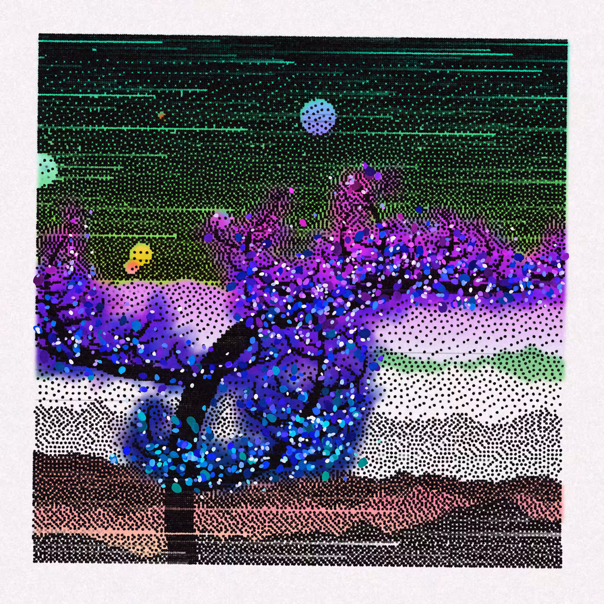 Dithered Branches #50