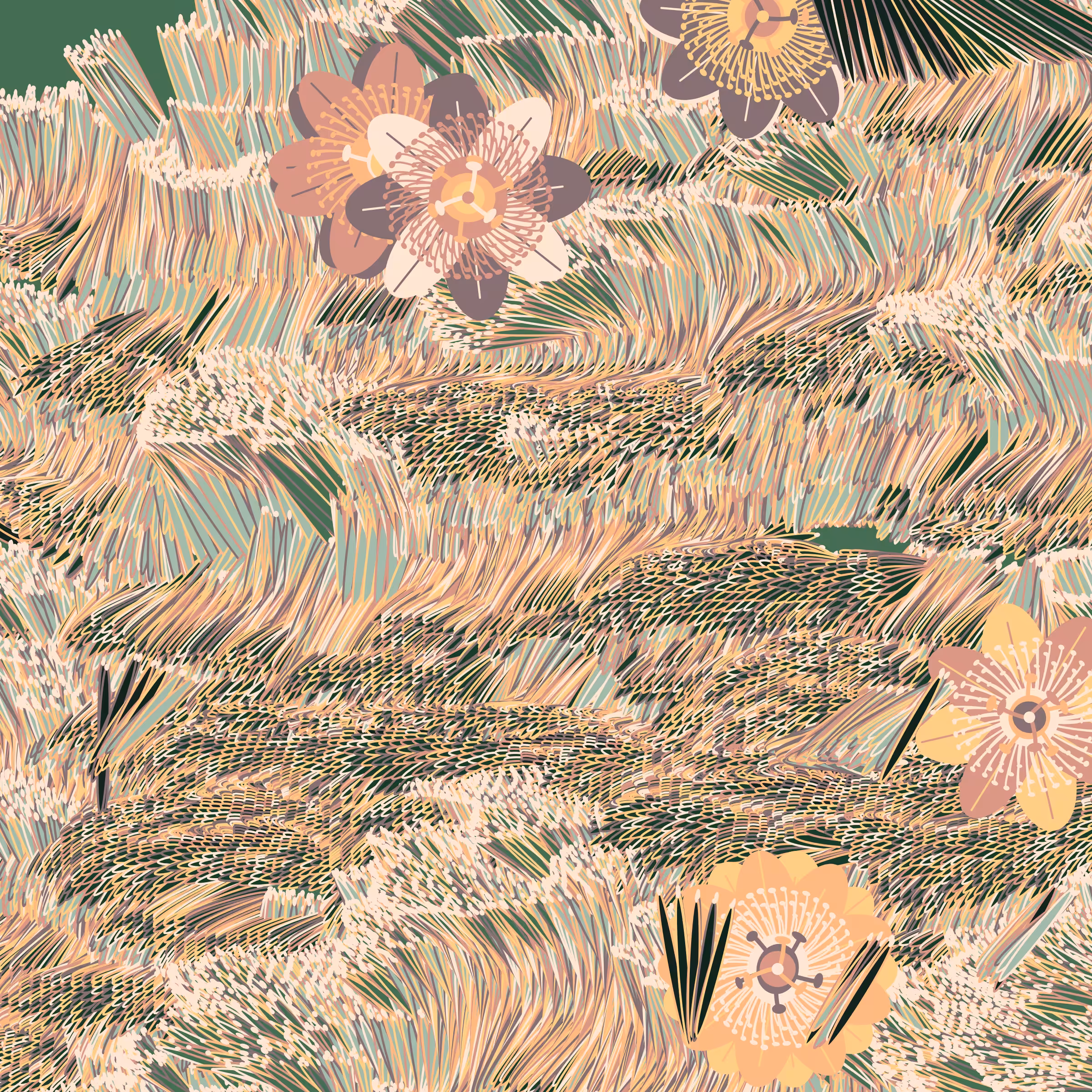 Fragments of an Infinite Field #244