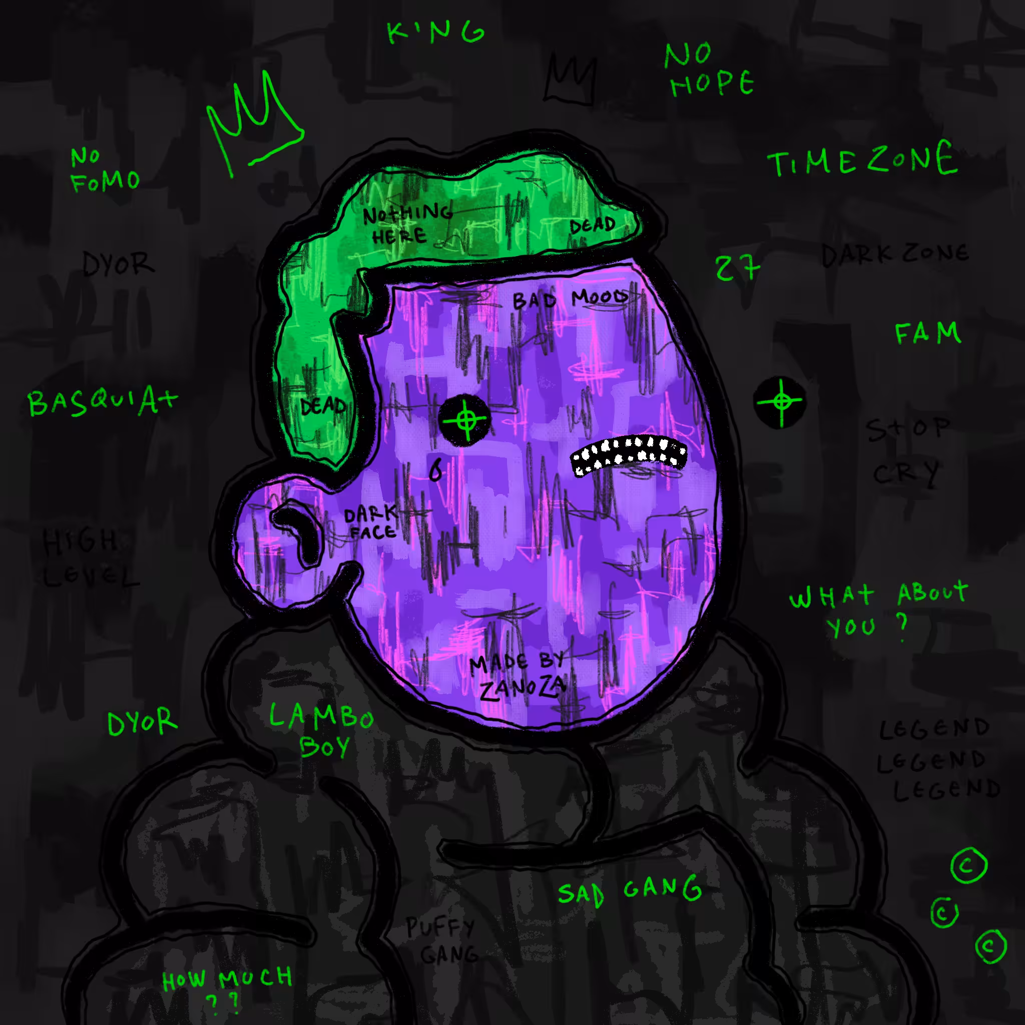 Doodlesquiat #63