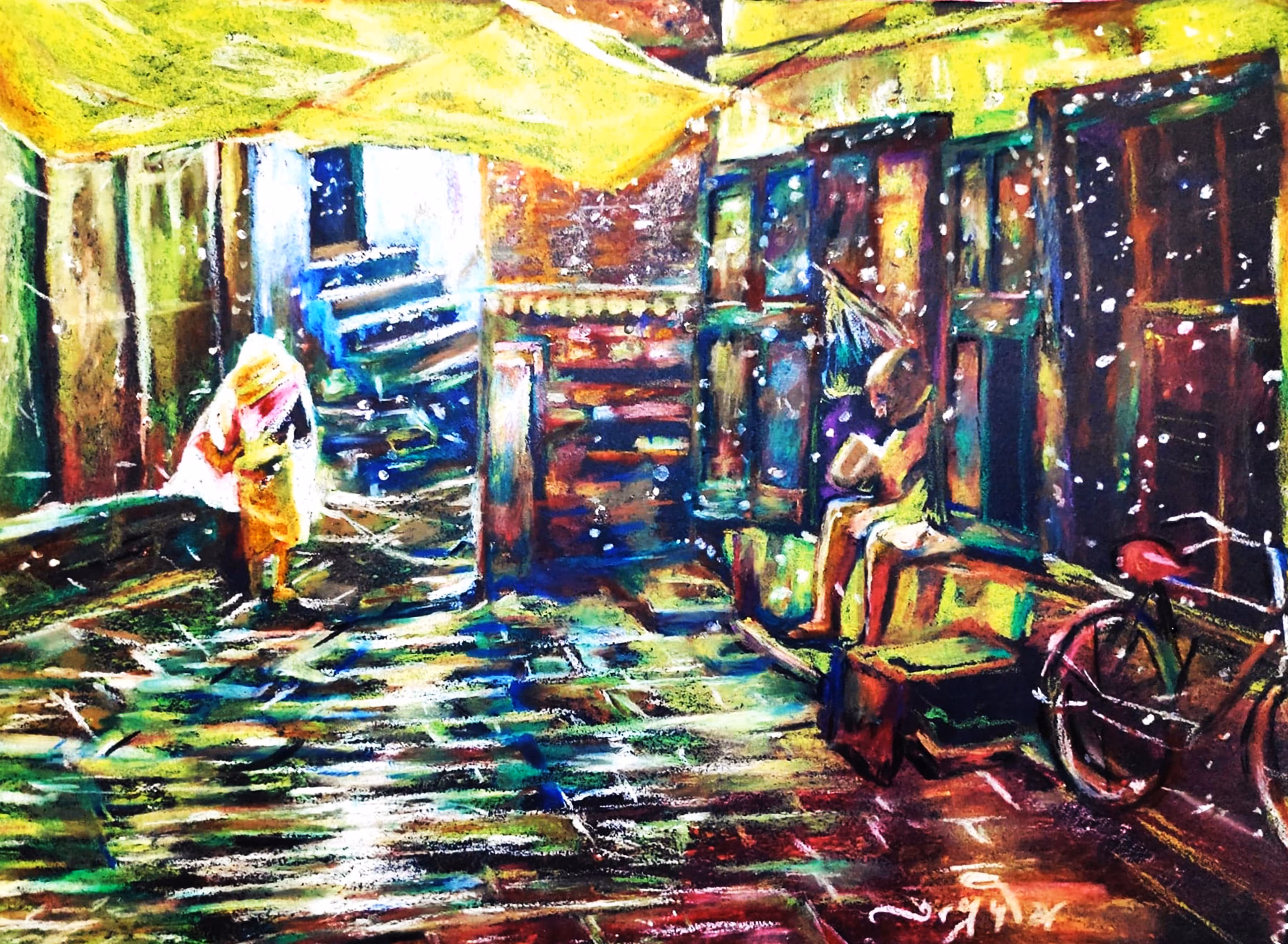 Varanasi in Rains