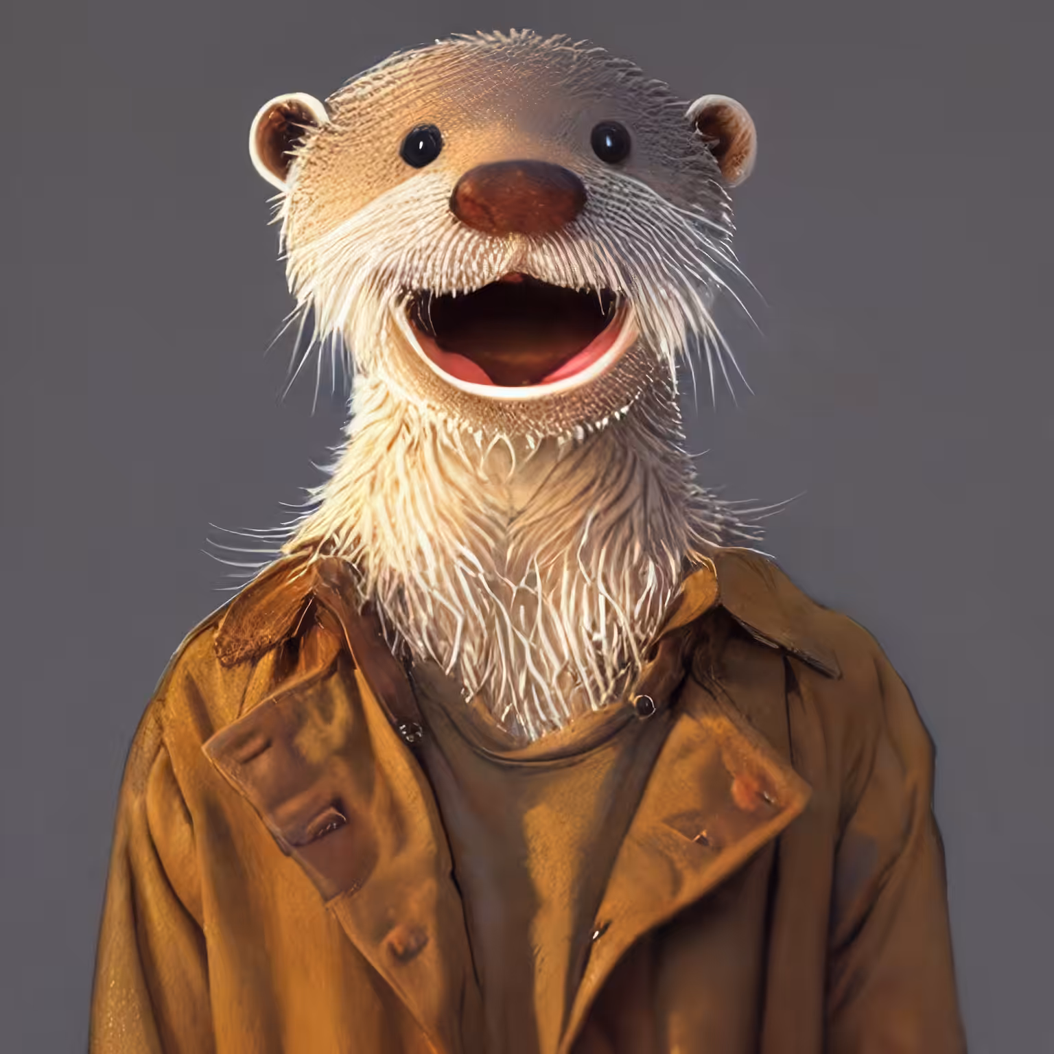 Adorable Furry Creature Collection: Furry Otter 0656