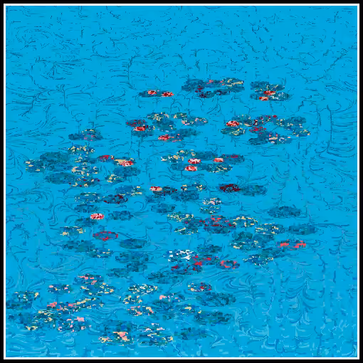 Polluted water lilies #72